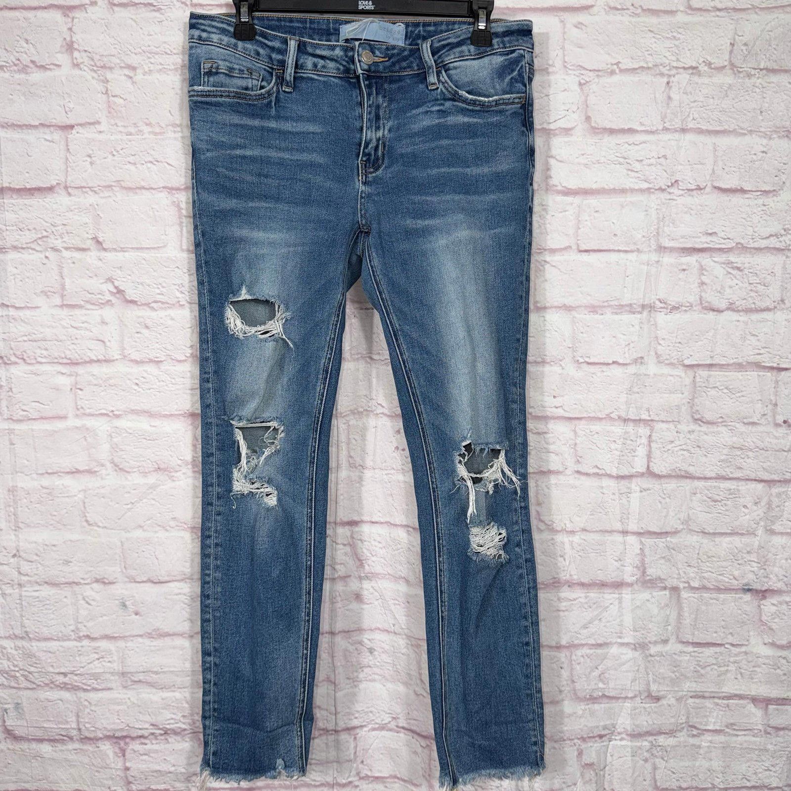 Other Bridge by GLY Distressed Blue Jeans Size 29” Size 29" - 1 Thumbnail