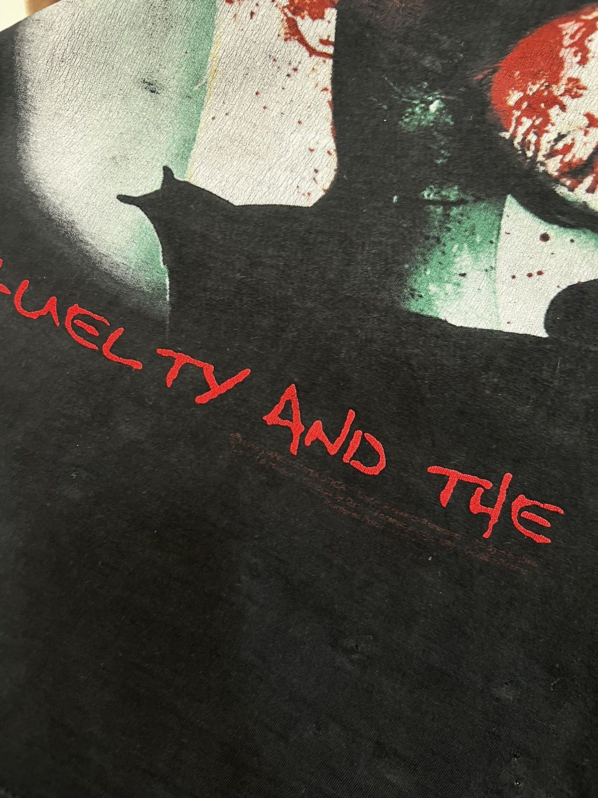 Band Tees Vintage 90s Cradle of Filth Cruelty Priest Metal Band Tshirt Size US XL / EU 56 / 4 - 8 Thumbnail