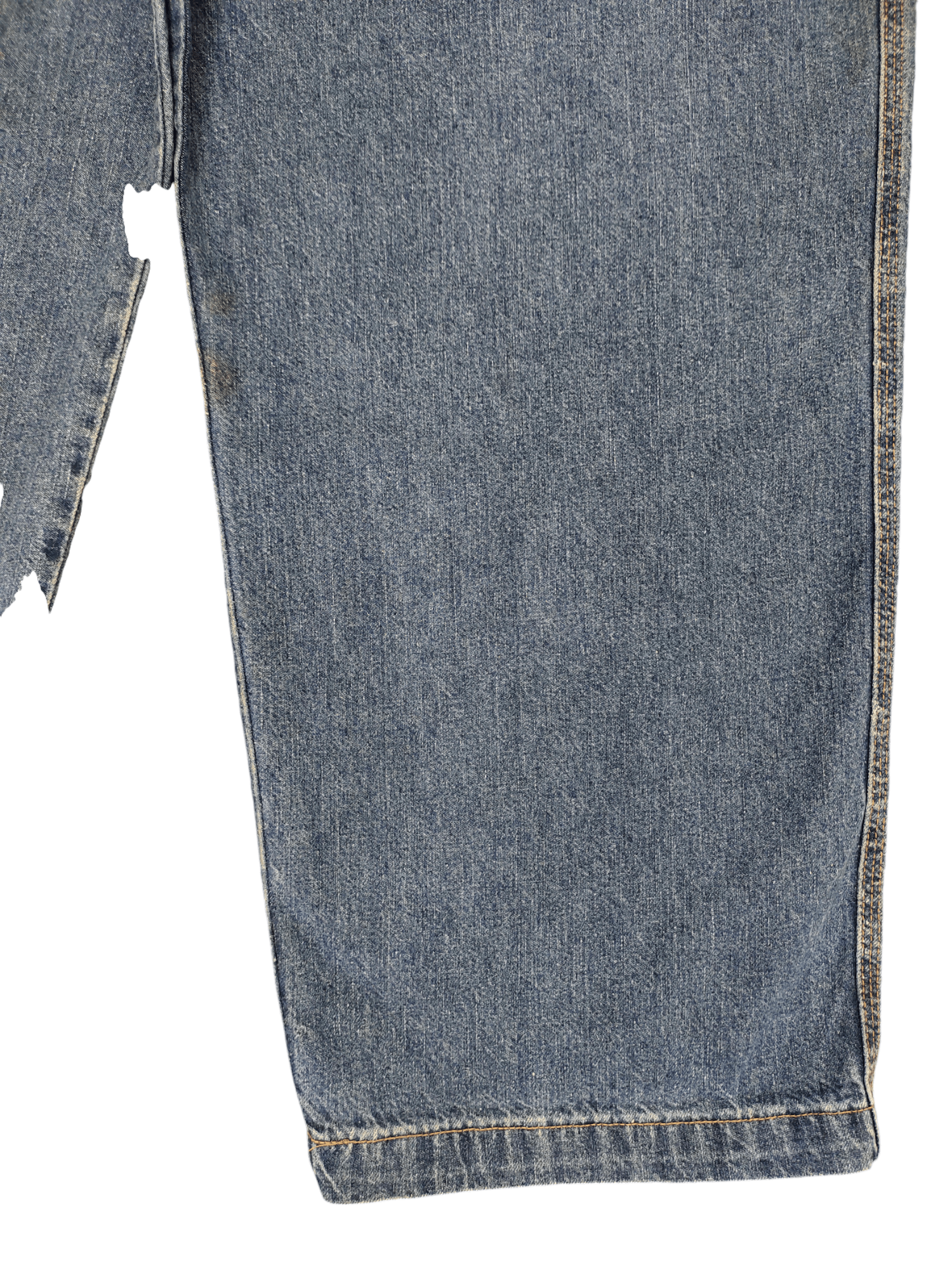 Marithe + Francois Girbaud Baggy Jeans MFG Made In Usa Denim Wide Leg 90s Jnco Size US 38 / EU 54 - 5 Thumbnail