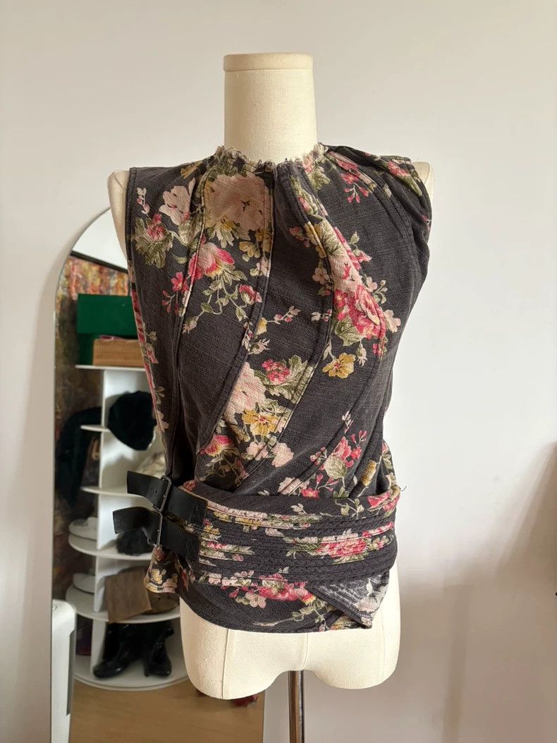 Junya Watanabe Junya Watanabe 2002 Runway Floral Top Size S / US 4 / IT 40 - 1 Thumbnail