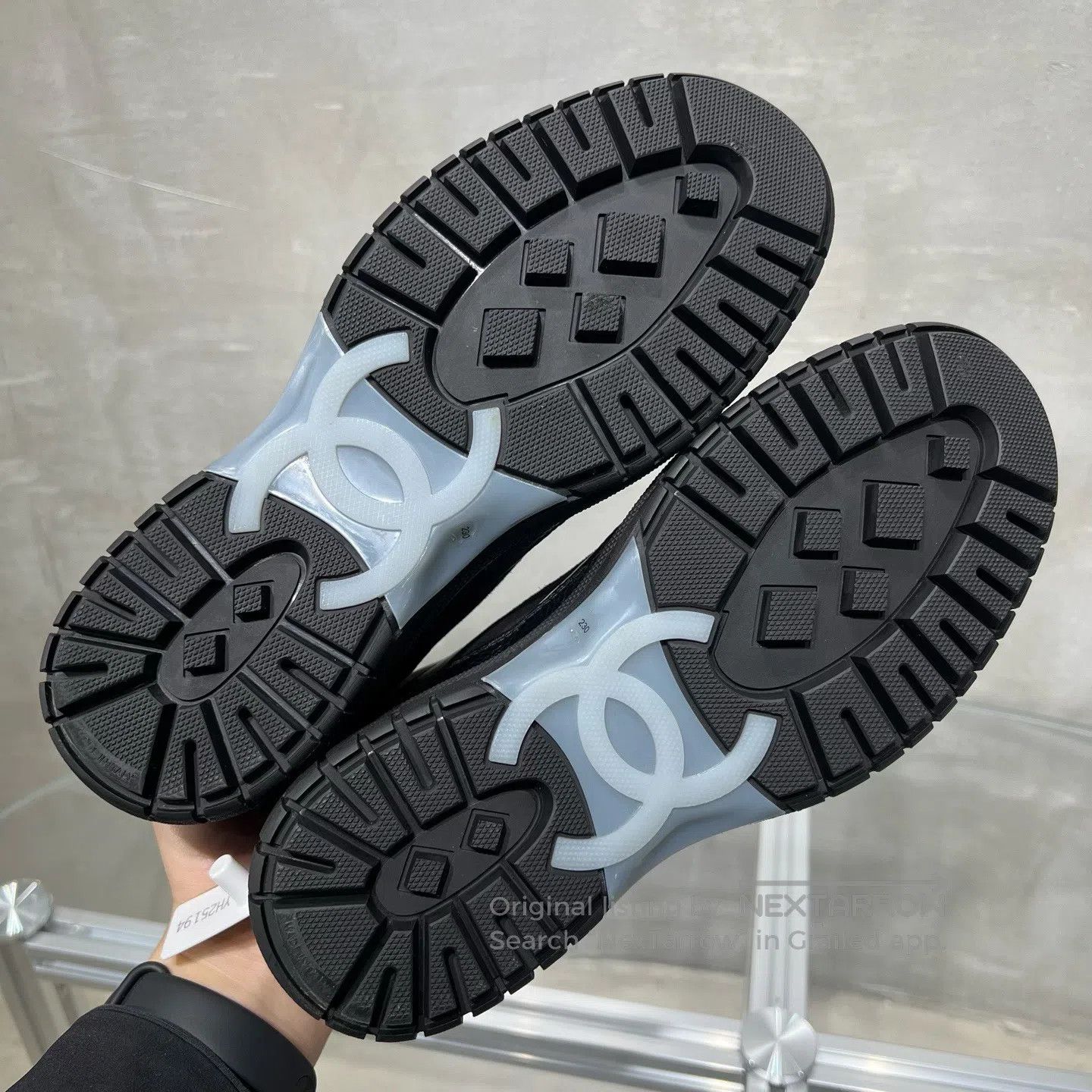 Chanel Chanel 25B Black and White Colorway Sports Shoes Size US 5.5 / IT 35.5 - 7 Thumbnail