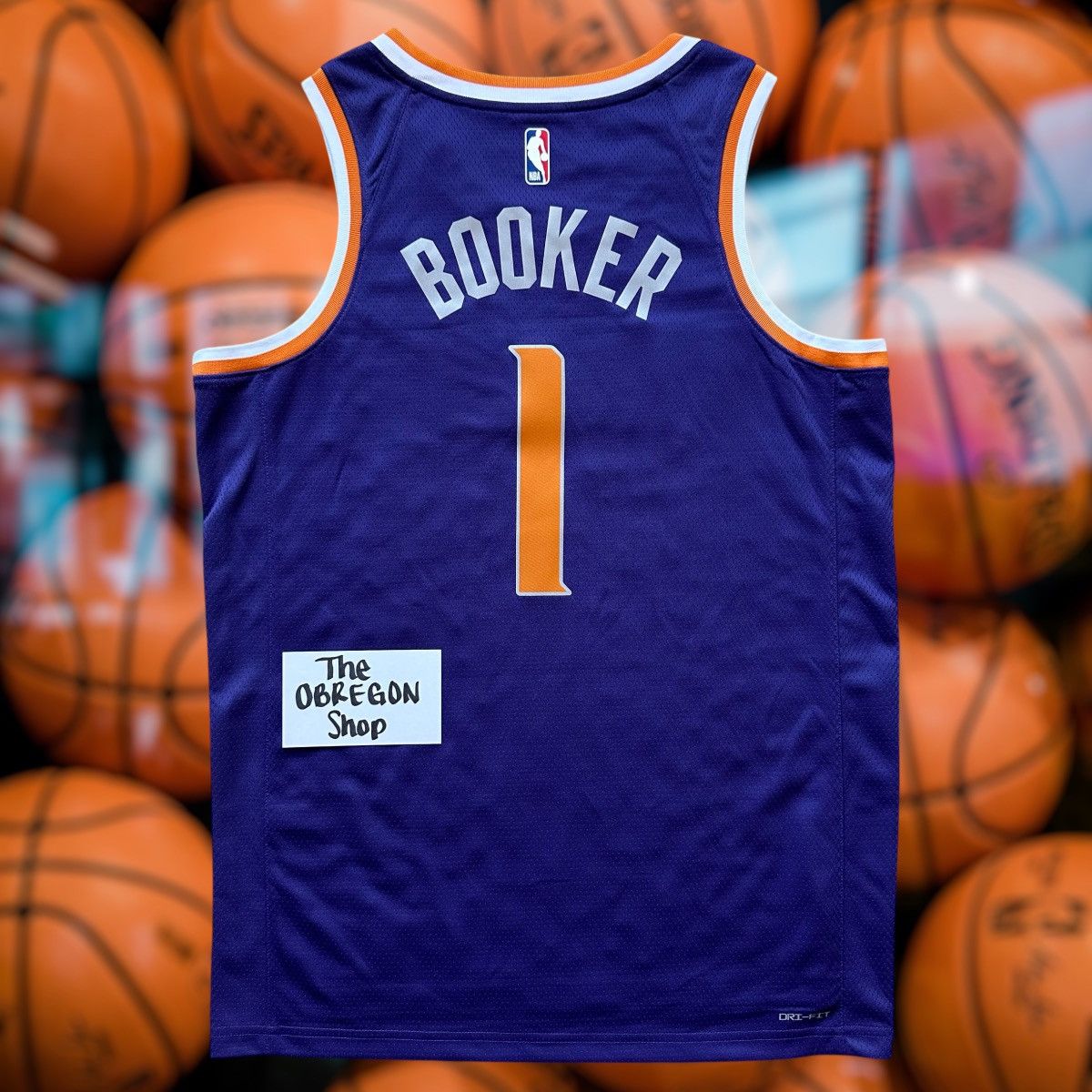 Nike PHOENIX SUNS DEVIN BOOKER 1 ICON SWINGMAN BASKETBALL JERSEY Size US L / EU 52-54 / 3 - 2 Thumbnail