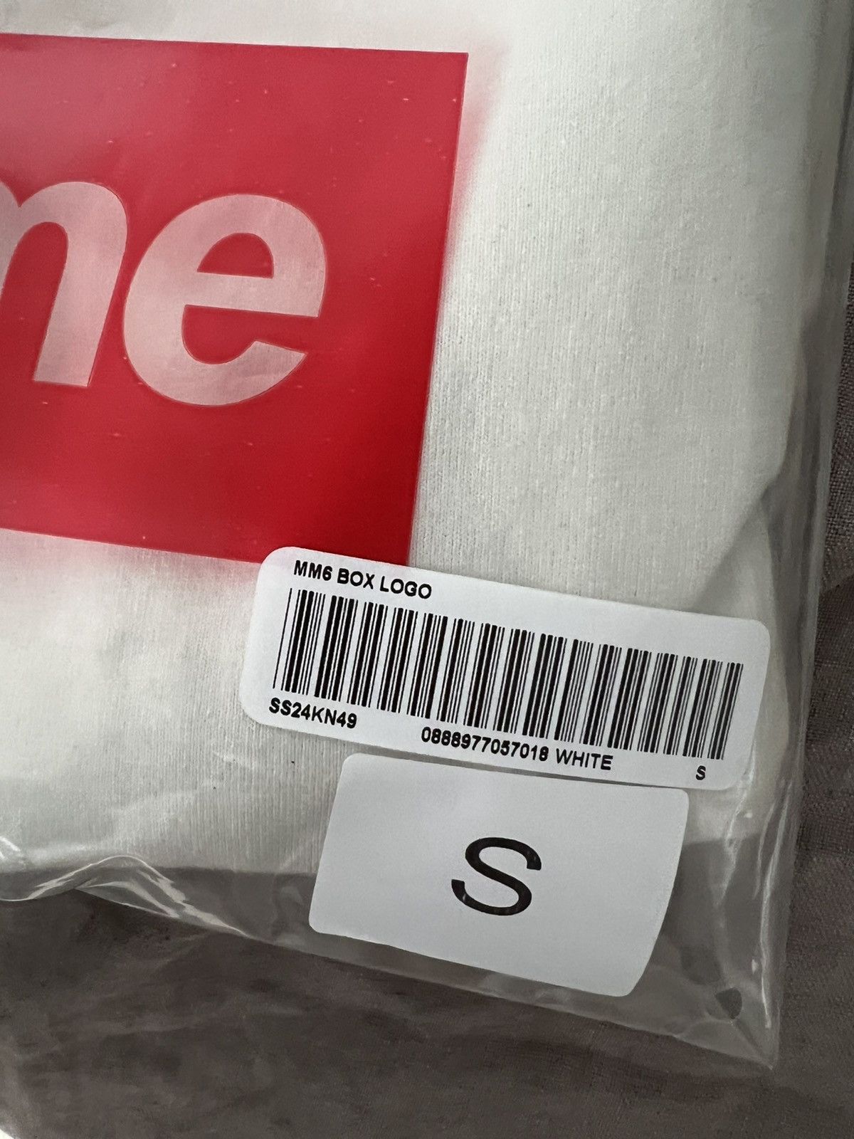 Maison Margiela × Supreme Size Small Supreme MM6 Box Logo Tee Size US S / EU 44-46 / 1 - 12 Thumbnail