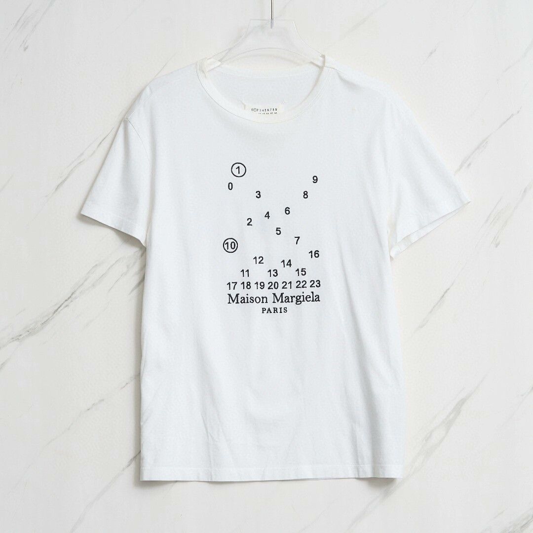 Maison Margiela Maison Margiela Unisex Digital Embroidered T-Shirt Size US M / EU 48-50 / 2 - 1 Thumbnail