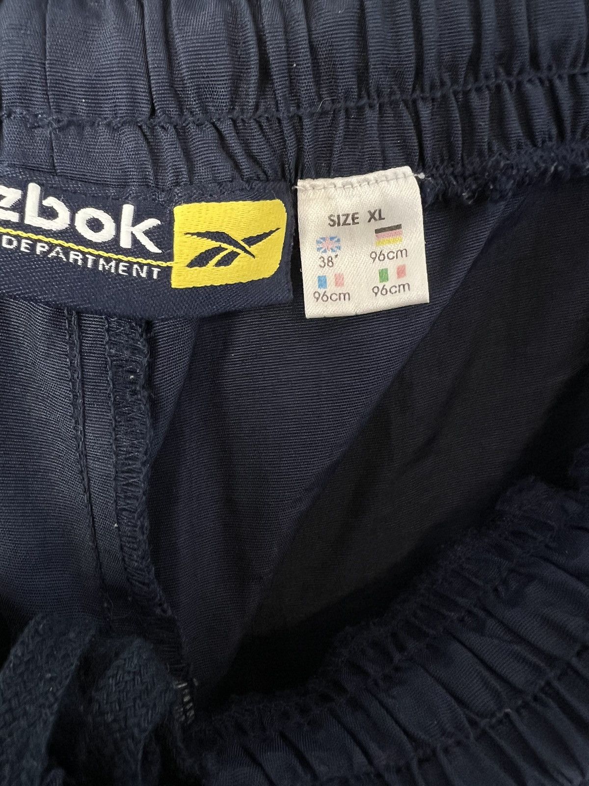 Reebok Vintage Reebok Blue Jogger Track Pants / Shorts L - XL Size US 34 / EU 50 - 11 Thumbnail
