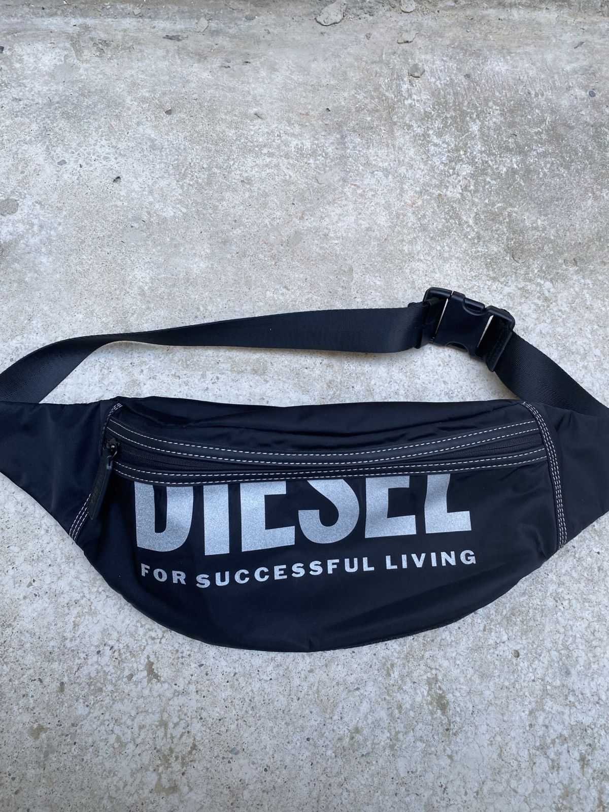 Diesel Diesel Black Logo Belt Bag Size ONE SIZE - 4 Thumbnail