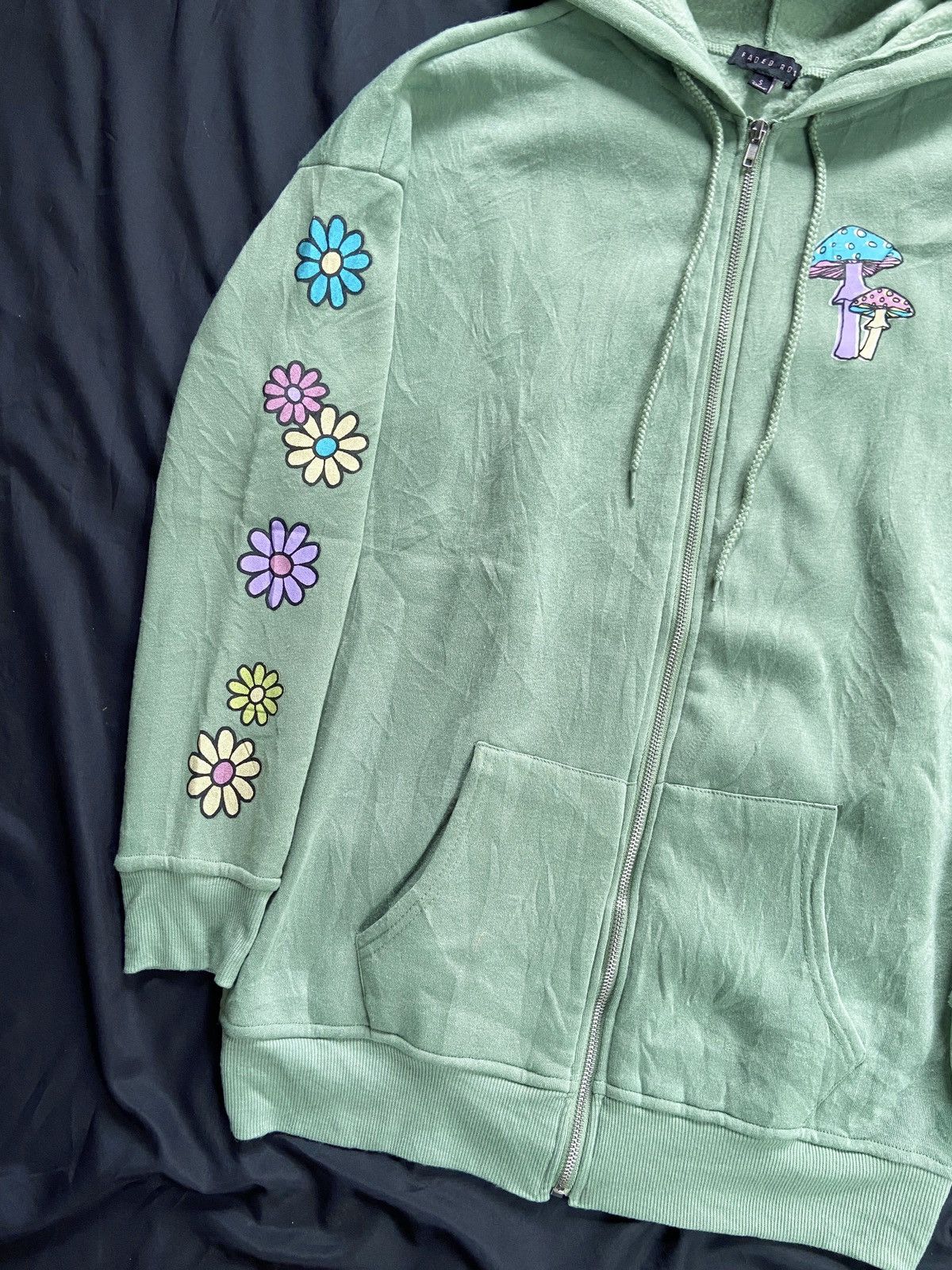 Beauty Beast HAVE A NICE TRIP FLOWERS ZIP HOODIE Size US M / EU 48-50 / 2 - 4 Thumbnail