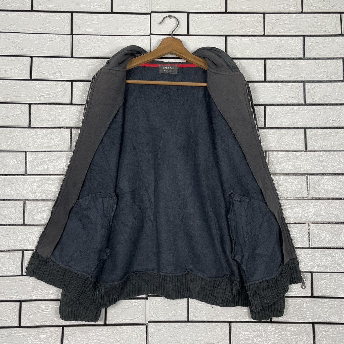 Japanese Brand Japanese Brand Strange Heaven Skull Zipper Hoodie Size US S / EU 44-46 / 1 - 11 Thumbnail