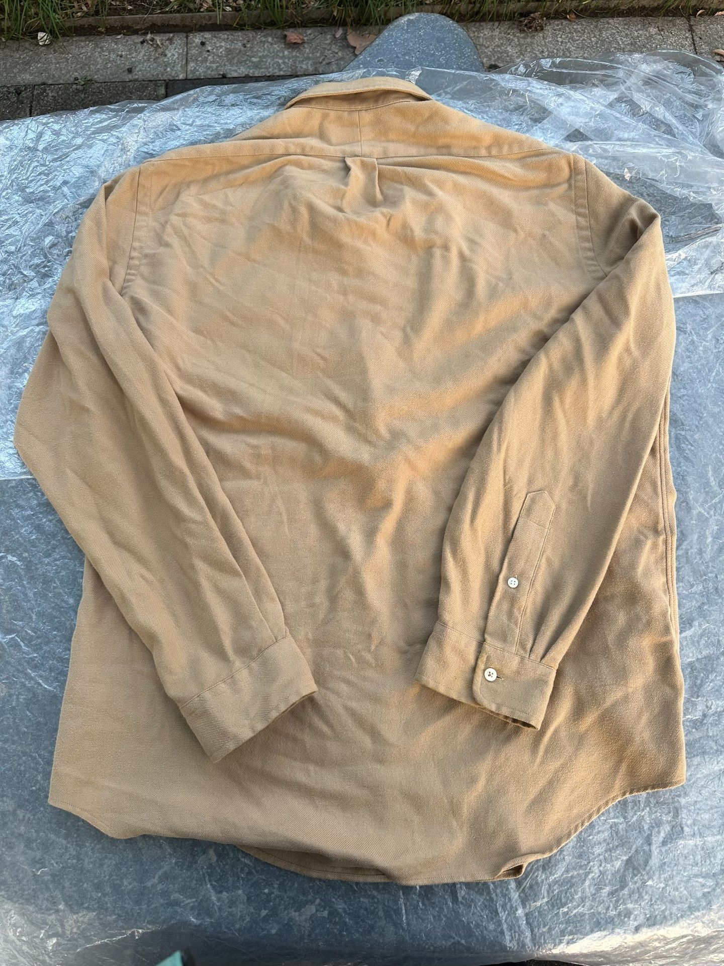 Polo Ralph Lauren Ralph Lauren Khaki Cotton Padded Shirt Size US L / EU 52-54 / 3 - 2 Thumbnail
