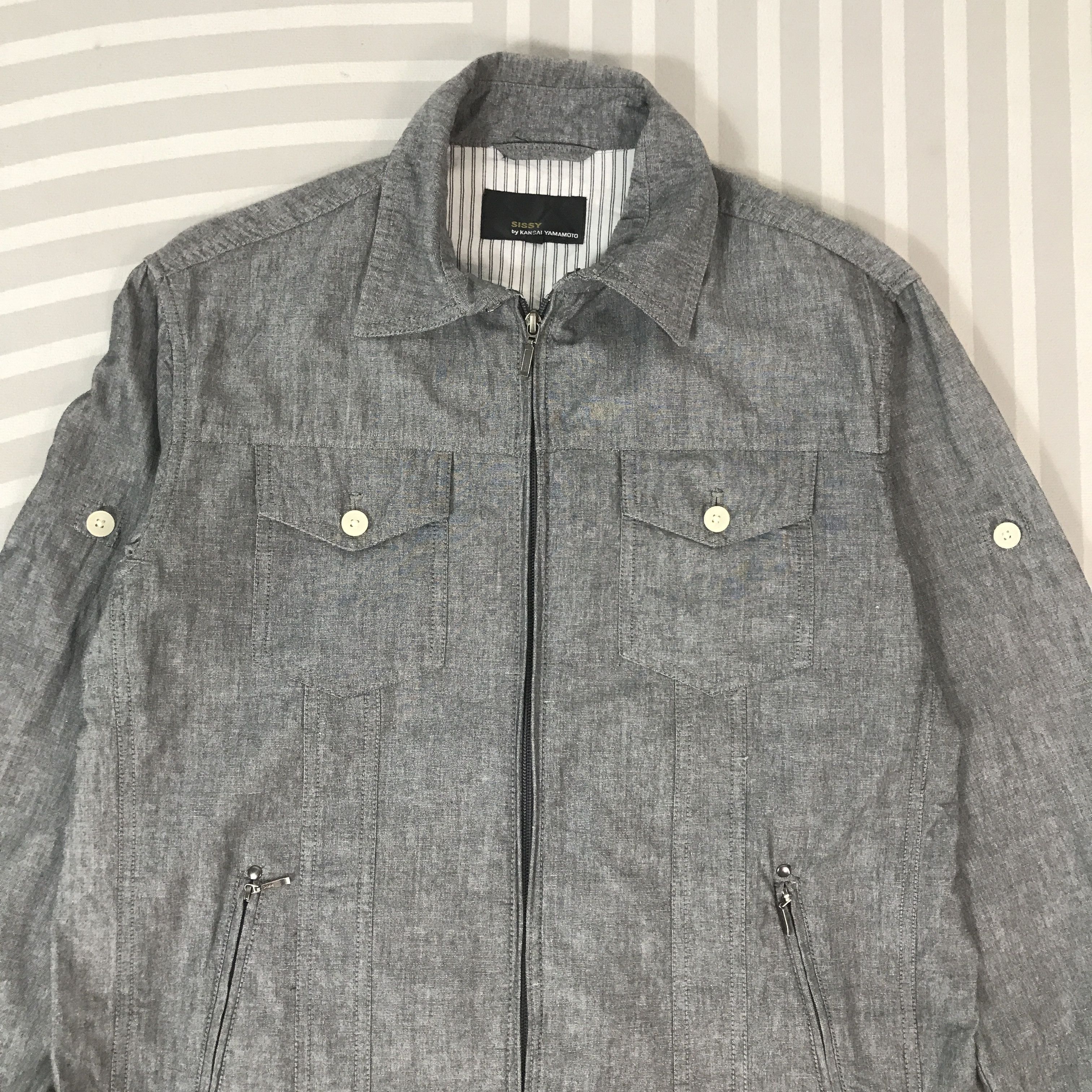 Kansai Yamamoto Vintage Sissy kansai Yamamoto zip Jacket Size US L / EU 52-54 / 3 - 2 Thumbnail