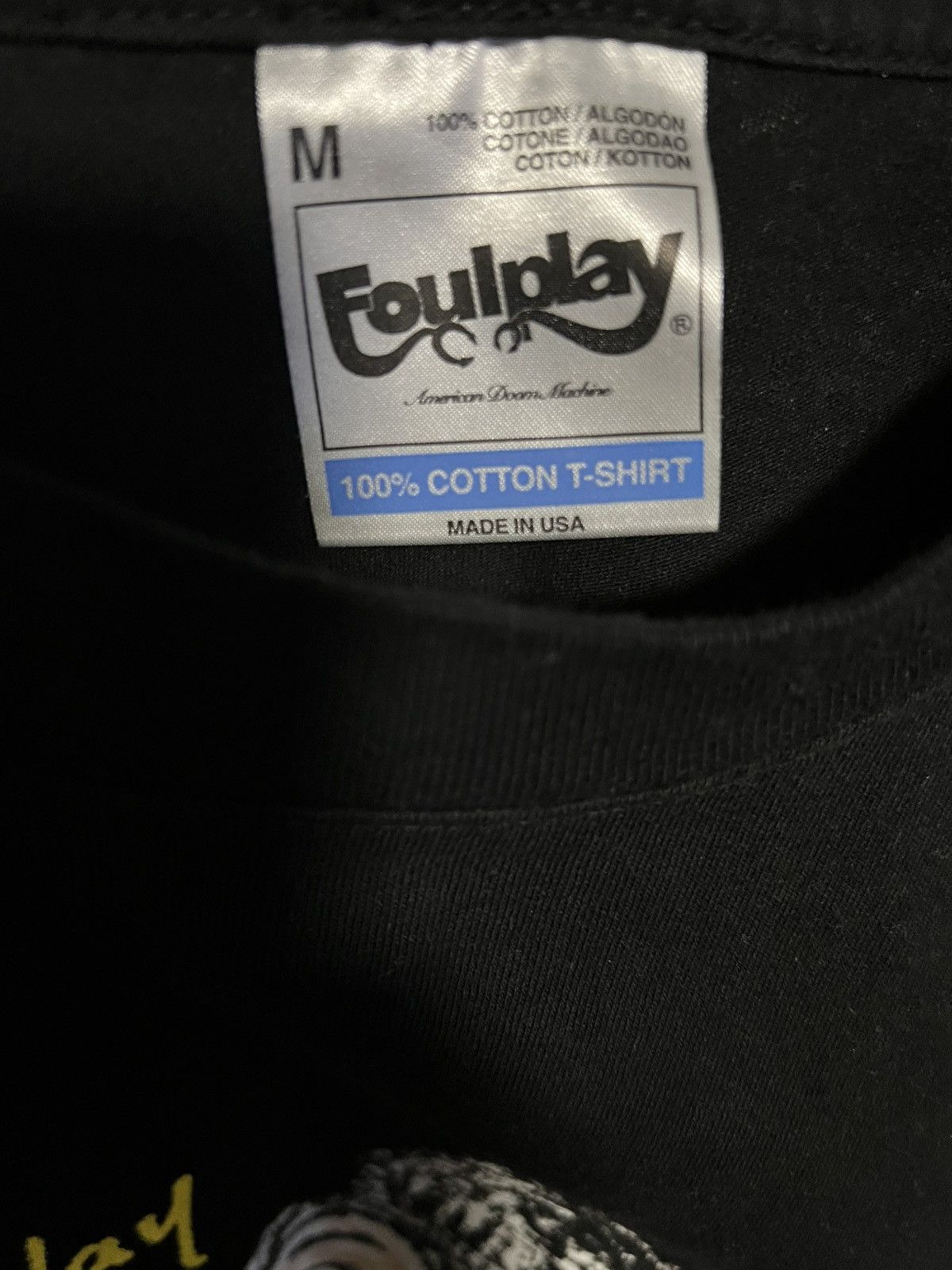 Foulplay Company FOULPLAY - MAGIC KINGDOM T-SHIRT (BLACK) MEDIUM Size US M / EU 48-50 / 2 - 2 Thumbnail