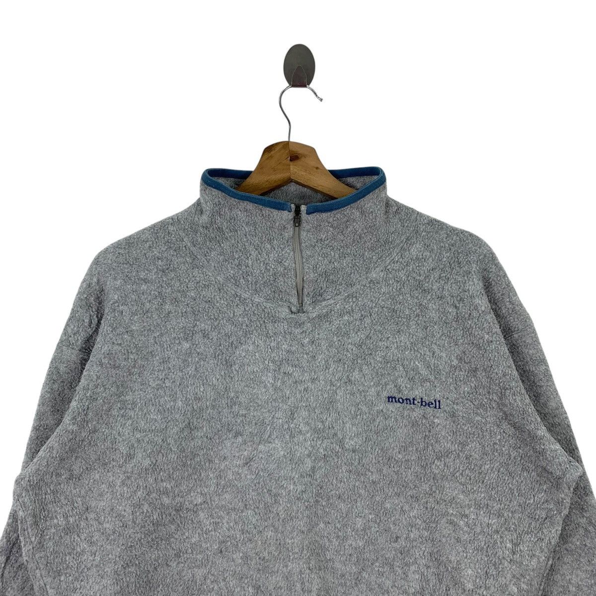 Montbell × Polartec × Vintage Vintage MONTBELL x POLARTEC Outdoor Half Zipper Sweatshirt Size S / US 4 / IT 40 - 3 Thumbnail