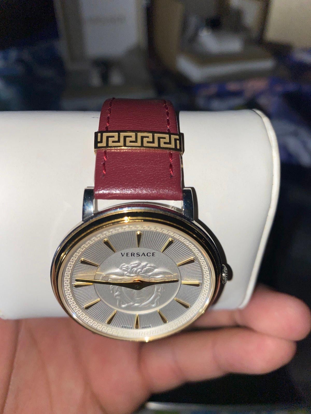 Versace Versace Women’s V-Circle Medusa Strap Watch Size ONE SIZE - 2 Thumbnail