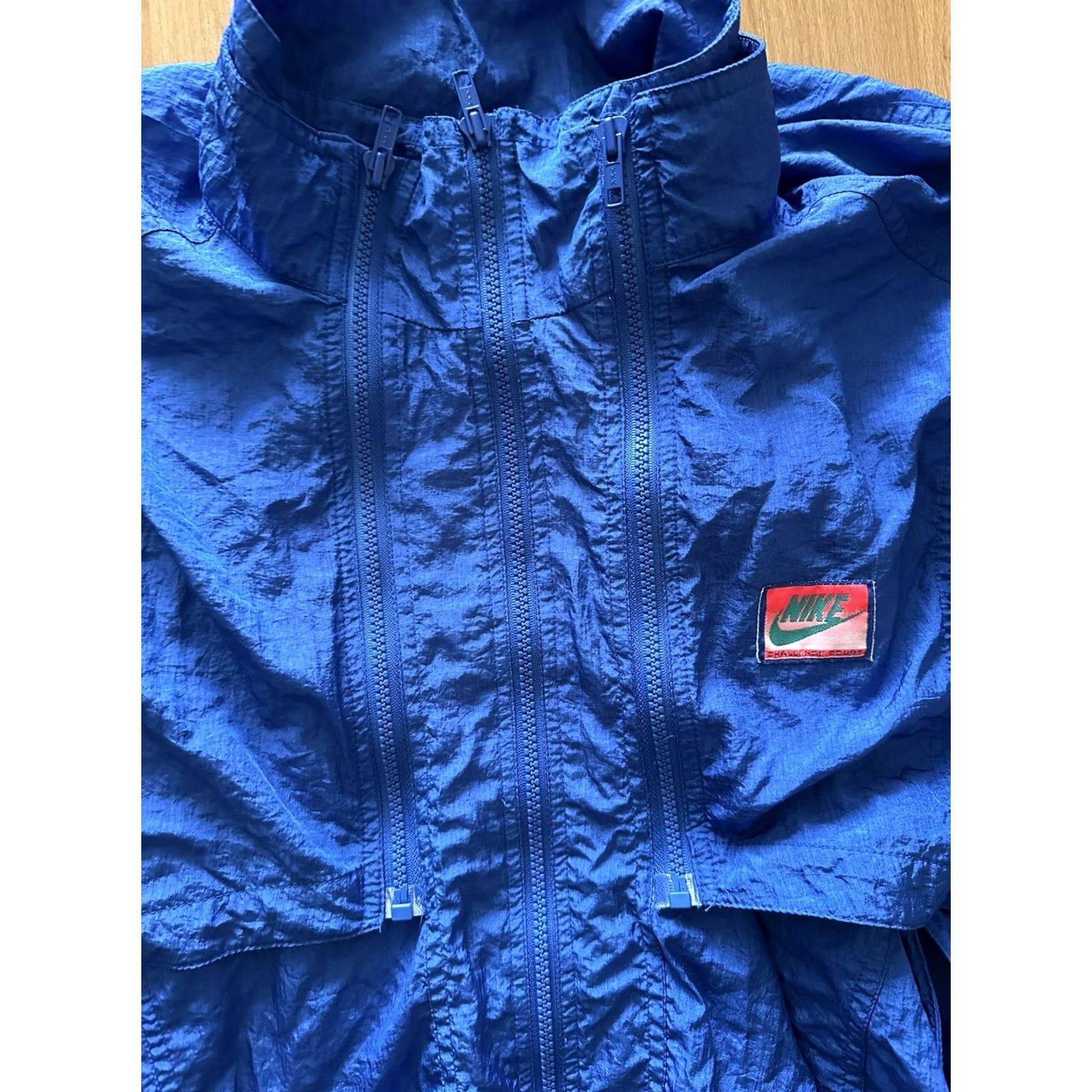 Nike VINTAGE Nike CHALLENGE COURT 2 IN 1 SET Jacket Windbreaker XL Men Blue 90s Andre Agassi Tennis Size US XL / EU 56 / 4 - 3 Thumbnail