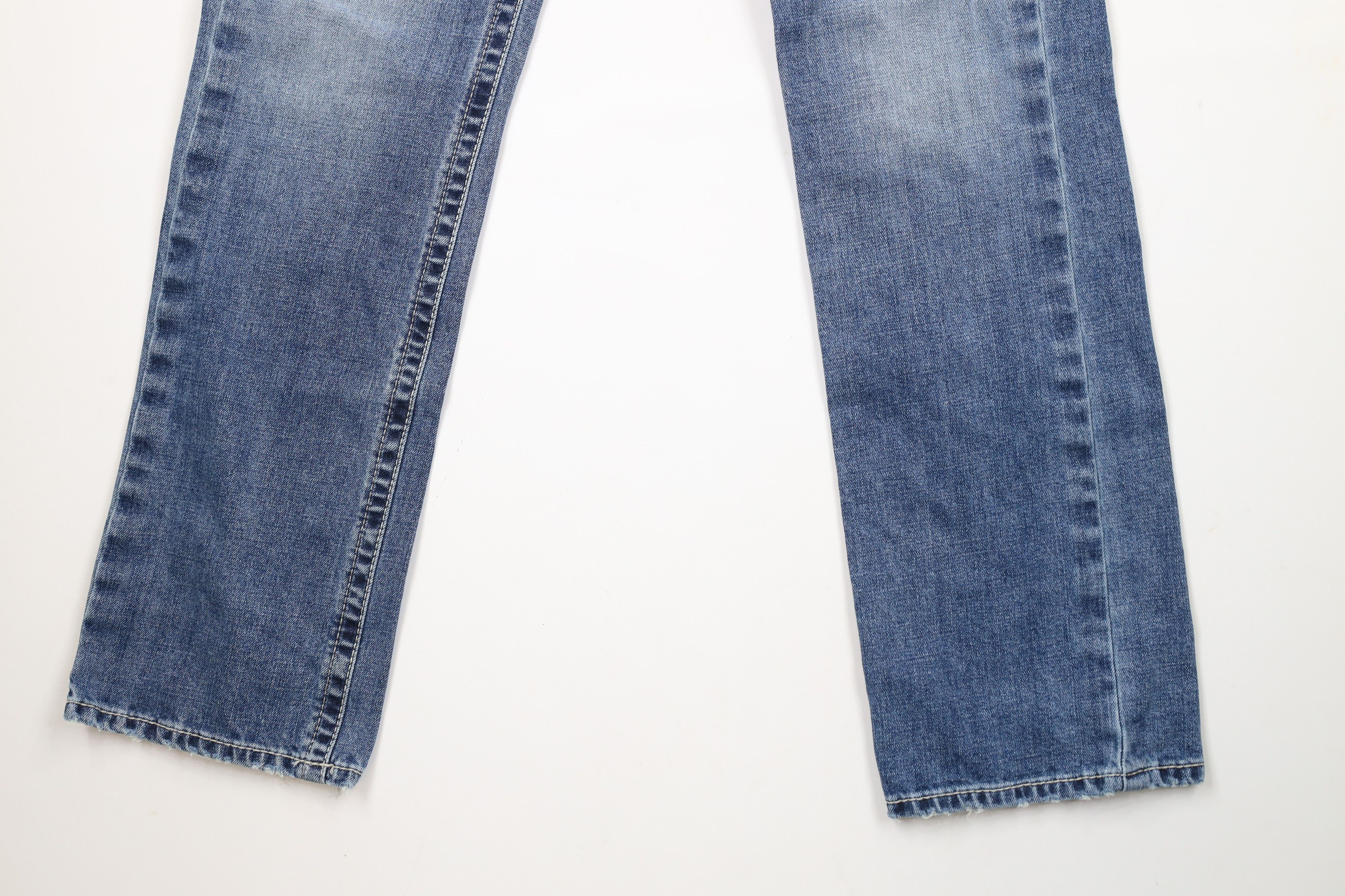 Ariat × Vintage Ariat Thick Stitch M7 Slim Fit Straight Leg Denim Jeans Blue Size US 30 / EU 46 - 4 Thumbnail