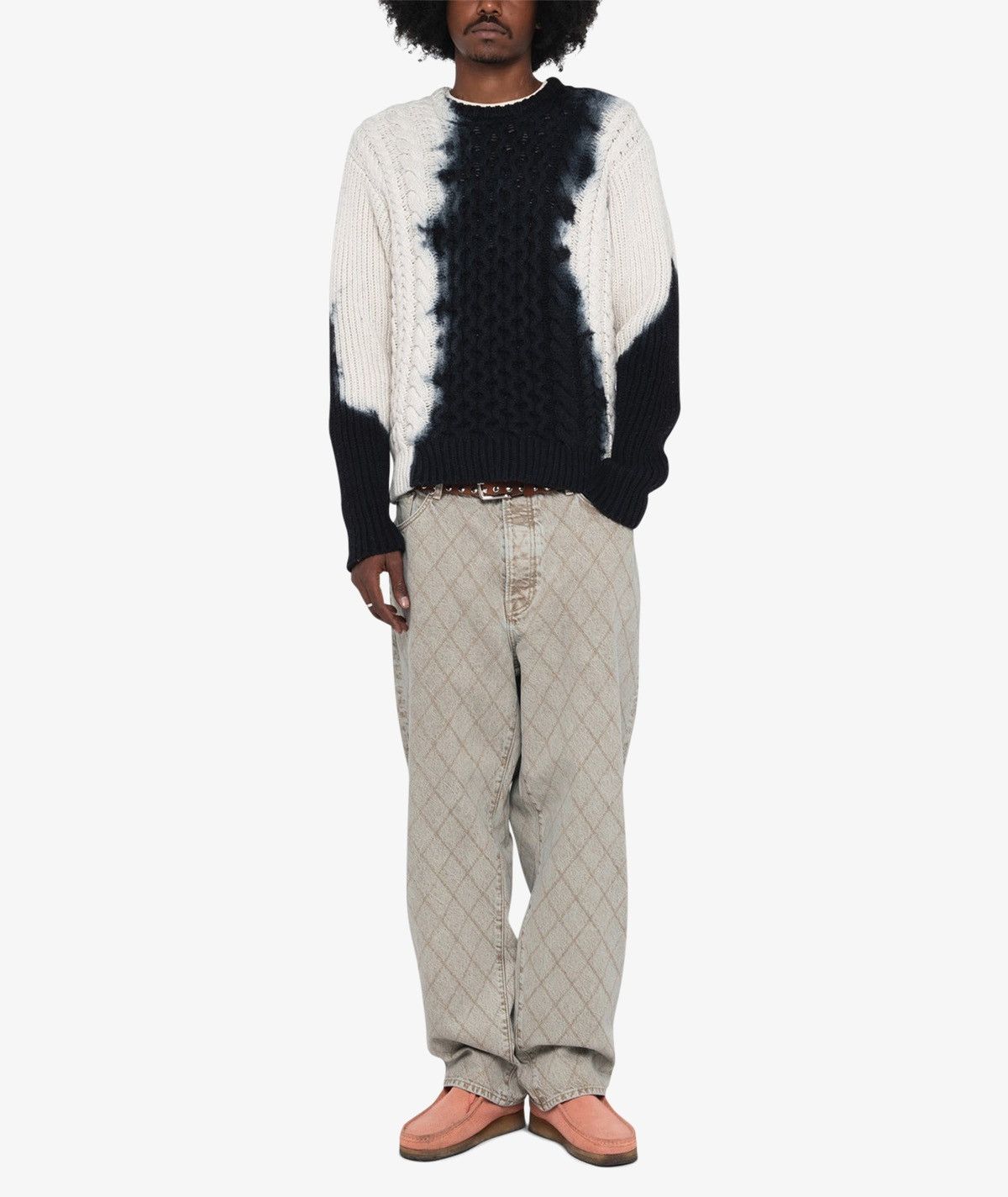 トップス Stussy Tie Dye Fisherman Sweater ☆関税込☆Stussy☆Stussy Tie Dye Fisherman Sweater☆Red