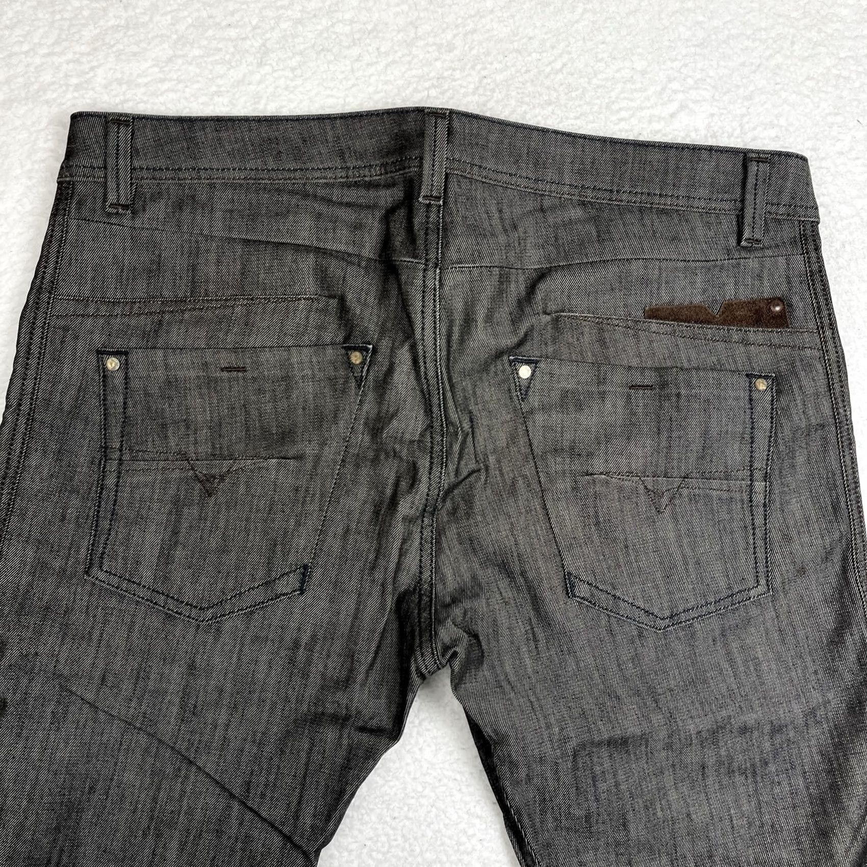 Diesel Diesel Darron Jeans Mens 36x32 Tagged Regular Slim-Tapered Blue Denim Pockets Logo Wash 0882 38x29 Size US 36 / EU 52 - 6 Thumbnail