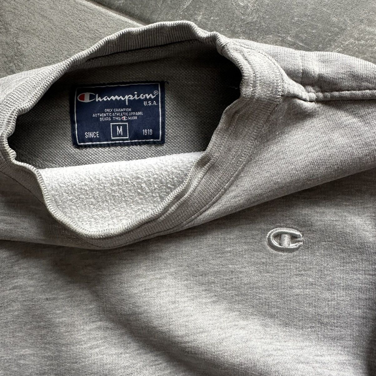 Champion × Vintage Vintage Champion Sweatshirt Basic Fit Y2K 90s USA Size US S / EU 44-46 / 1 - 12 Thumbnail