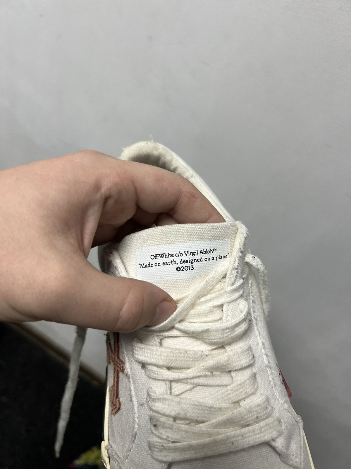 Off-White Off-White Vulcanized Low Canvas Shoes Size US 10 / EU 43 - 10 Thumbnail