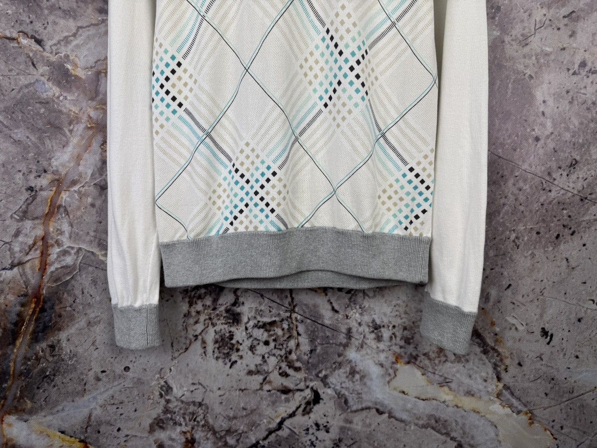 Quiksilver Quiksilver Vintage Argyle Pattern Hoodie Pullover Size Large Size US L / EU 52-54 / 3 - 3 Thumbnail