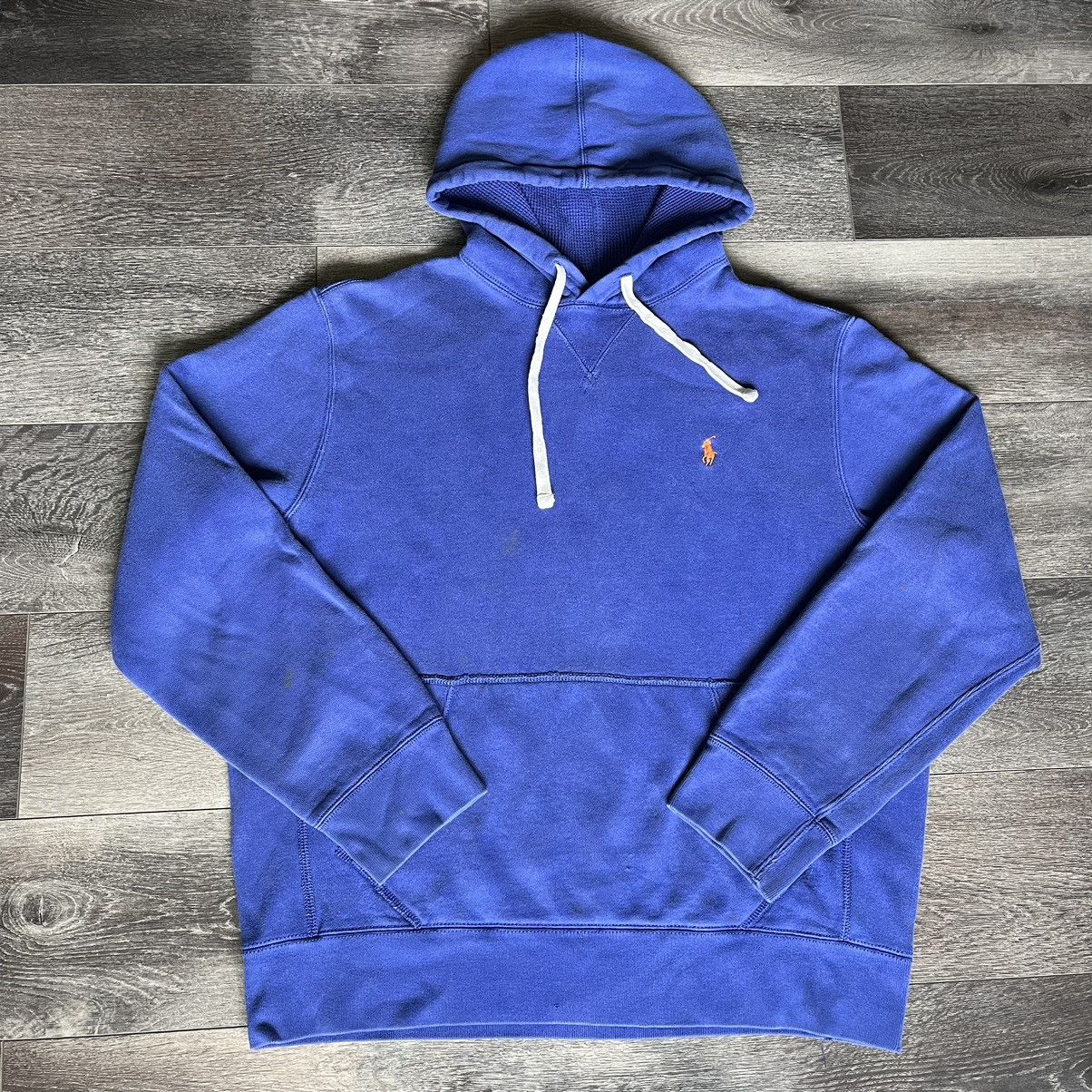 Polo Ralph Lauren × Ralph Lauren × Vintage Vintage 2000s Polo Ralph Lauren Basic Logo Pullover Hoodie Size US L / EU 52-54 / 3 - 1 Thumbnail