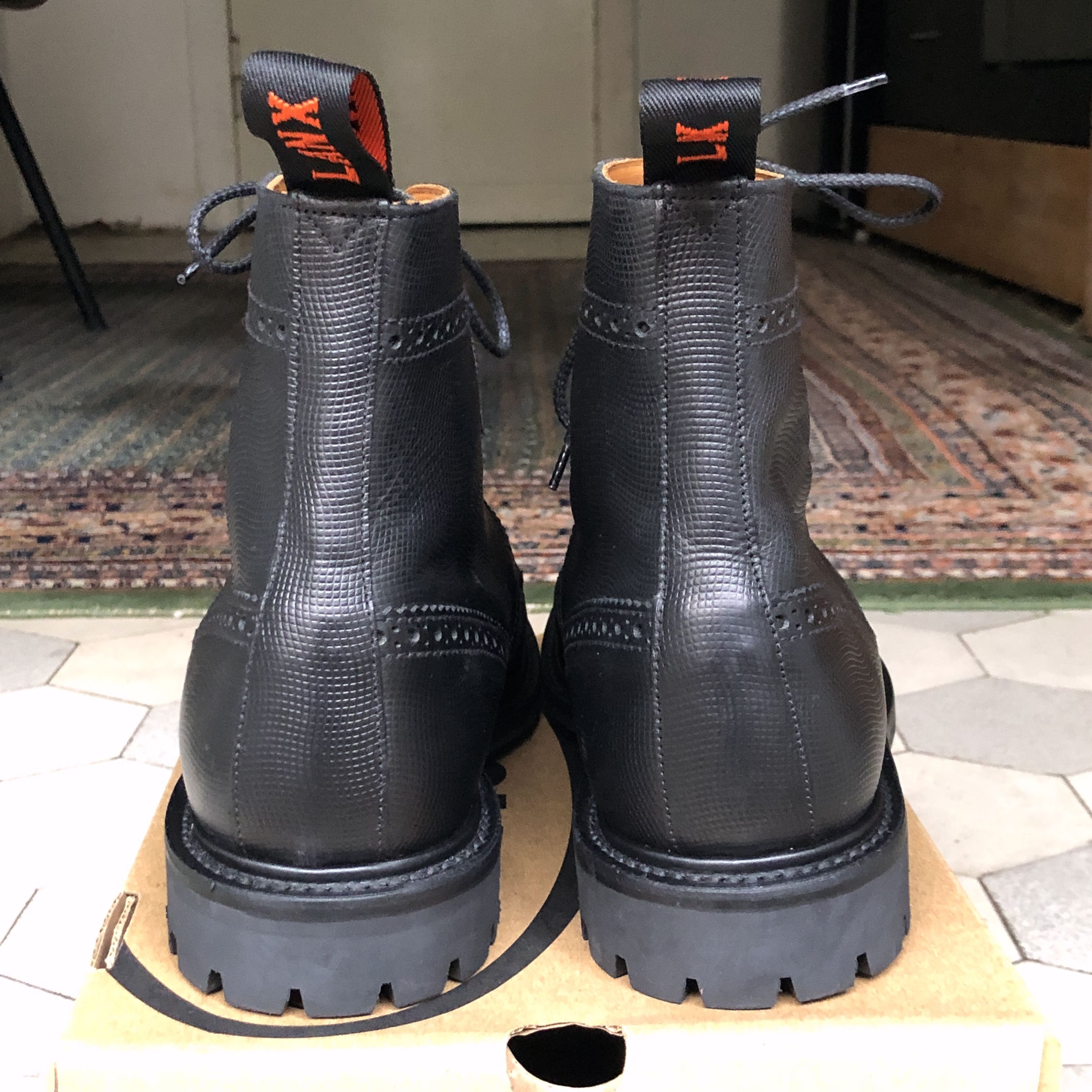 Other Lanx "Grindleton" grained brogue boots customised UK 10 Size US 11 / EU 44 - 5 Thumbnail