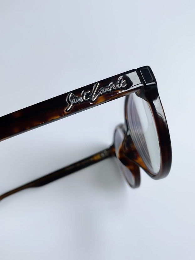 Saint Laurent Paris SAINT LAUREN PARIS EYEGLASSES FRAMES TORTOISE ROUND FULL RIM Size ONE SIZE - 6 Thumbnail