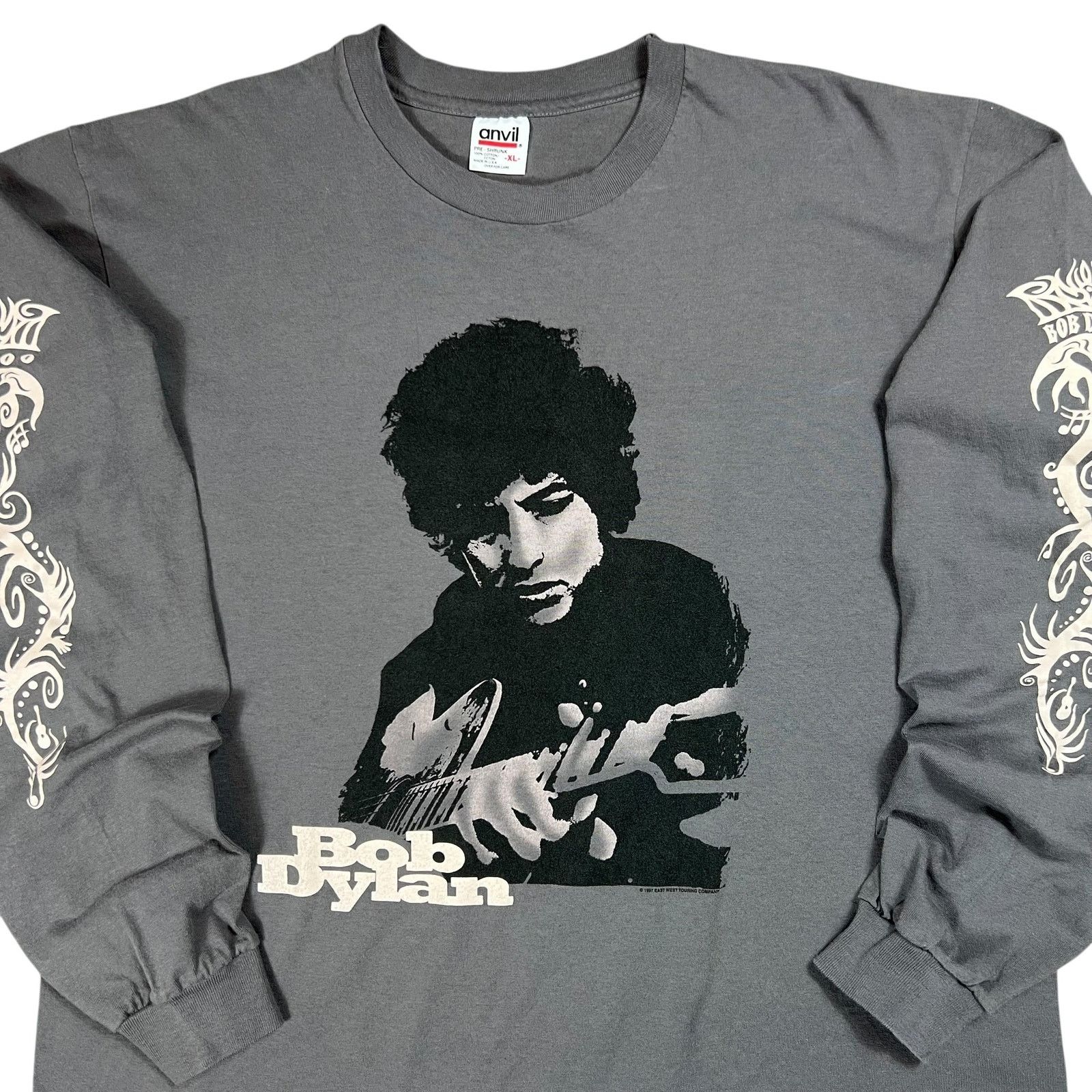 Anvil × Band Tees × Vintage Vintage 2000 Bob Dylan tour long sleeve print band shirt Size US XL / EU 56 / 4 - 2 Thumbnail
