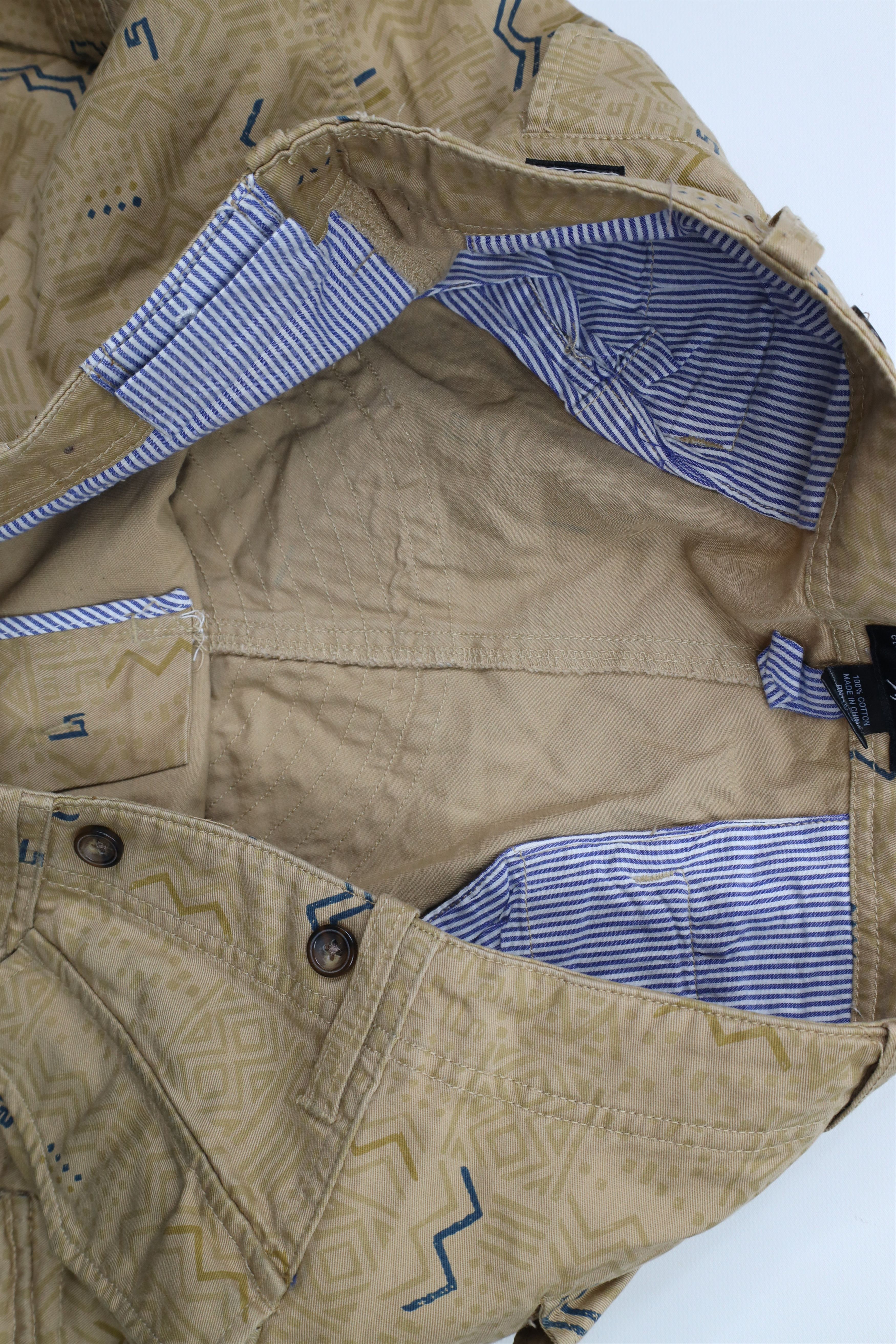 Vintage Rocksmith Strap Skateboard Cargo Pants Beige Size US 38 / EU 54 - 8 Thumbnail