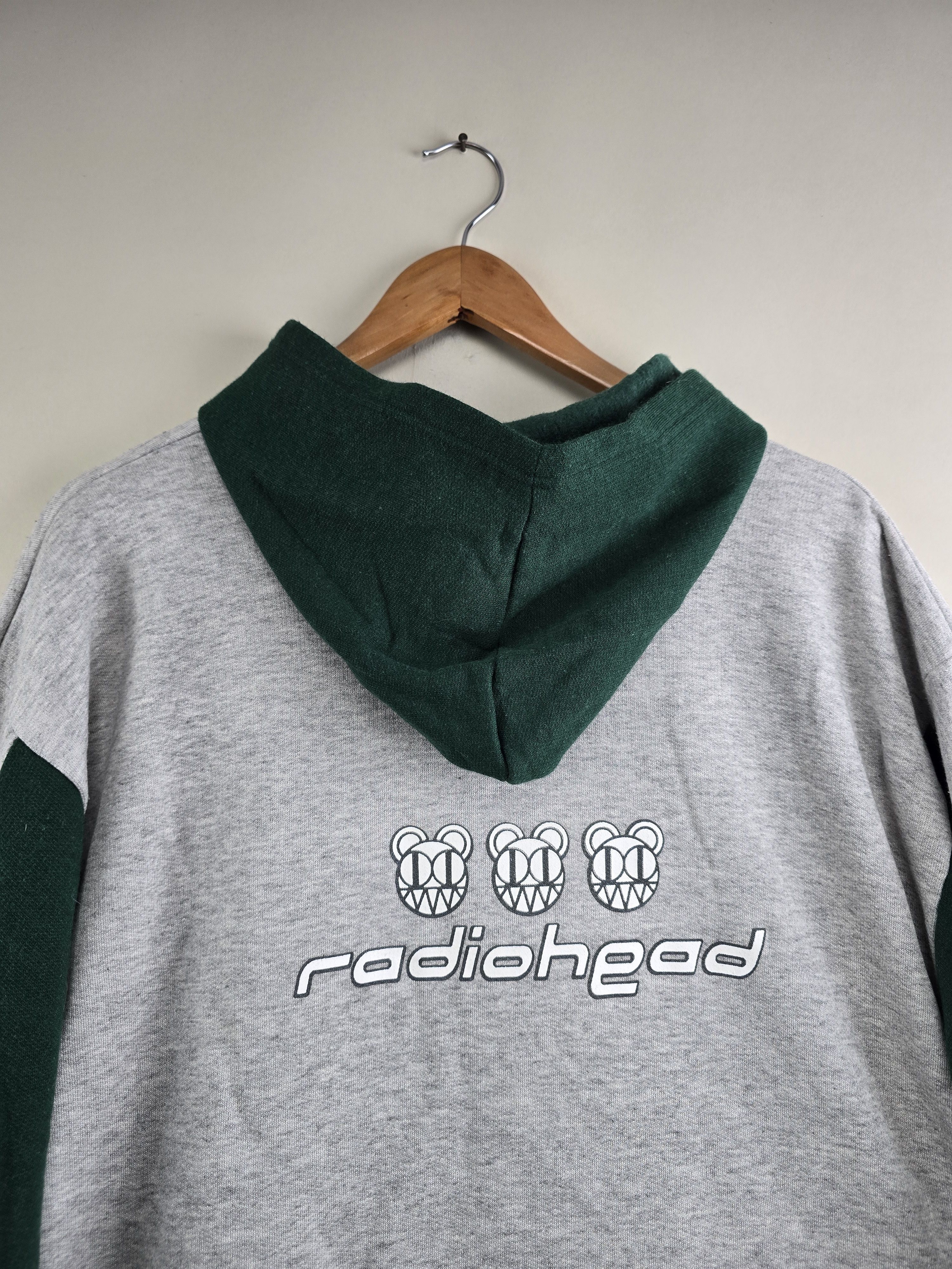 Band Tees × Vintage 2000 Radiohead Kid A Hoodie XL 23" 26.5" Size US XL / EU 56 / 4 - 6 Thumbnail