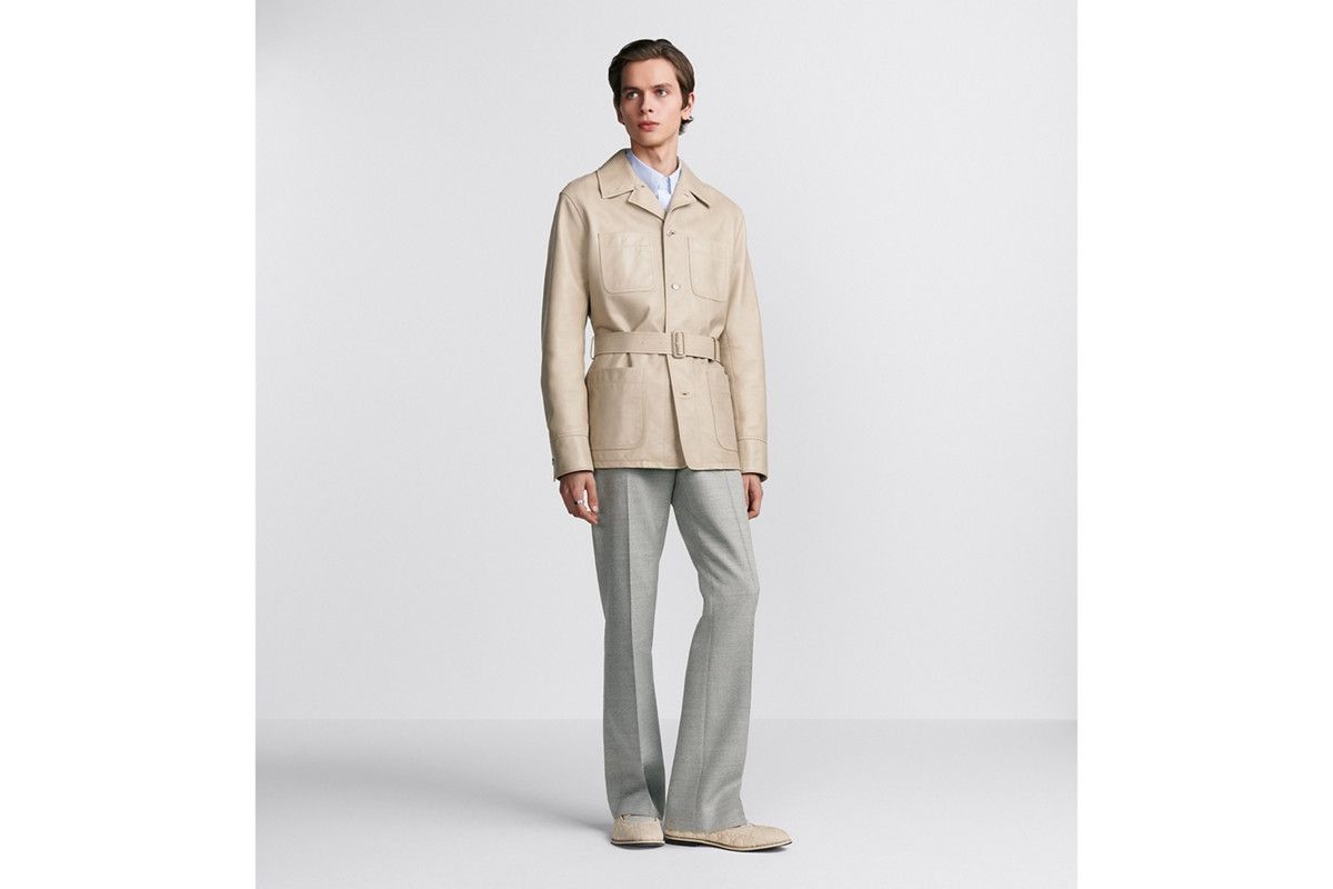 Dior o1bcso1str0226 Couture Safari Jacket in Beige Size US L / EU 52-54 / 3 - 5 Thumbnail