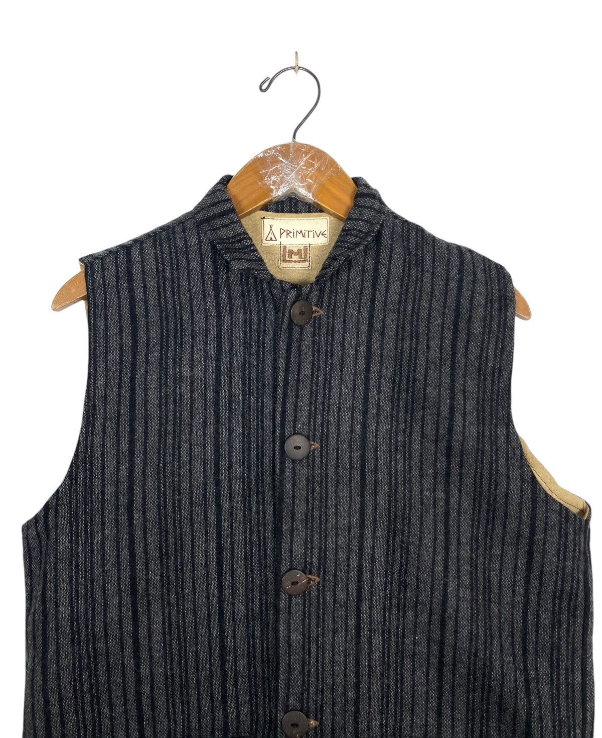 Primitive Rare‼️ Vintage Primitive Crewneck Waistcoat Stripe Size US M / EU 48-50 / 2 - 4 Thumbnail
