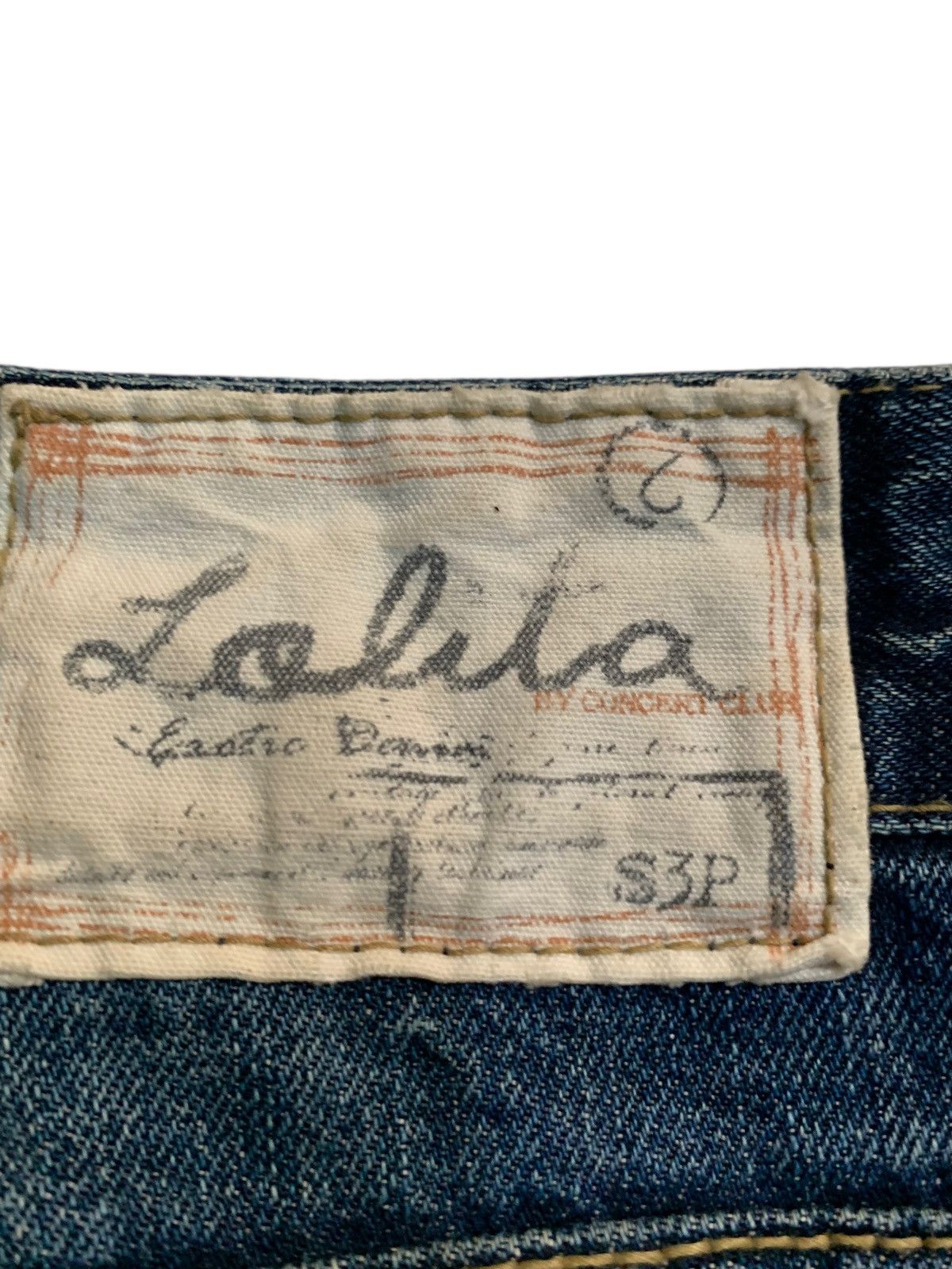 Tornado Mart JAPANESE LOLITA FADED & RUSTY PUNK DISTRESSED DENIM Size US 33 - 13 Thumbnail