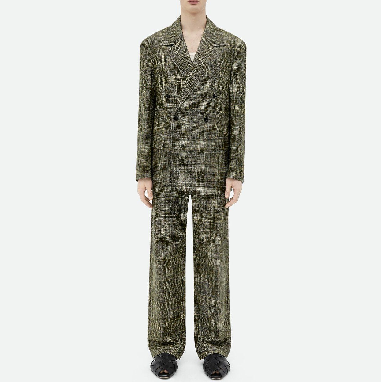 Bottega Veneta o1lf3ng10925 Printed Leather Pow Jacket in Multicolor Size US M / EU 48-50 / 2 - 1 Preview