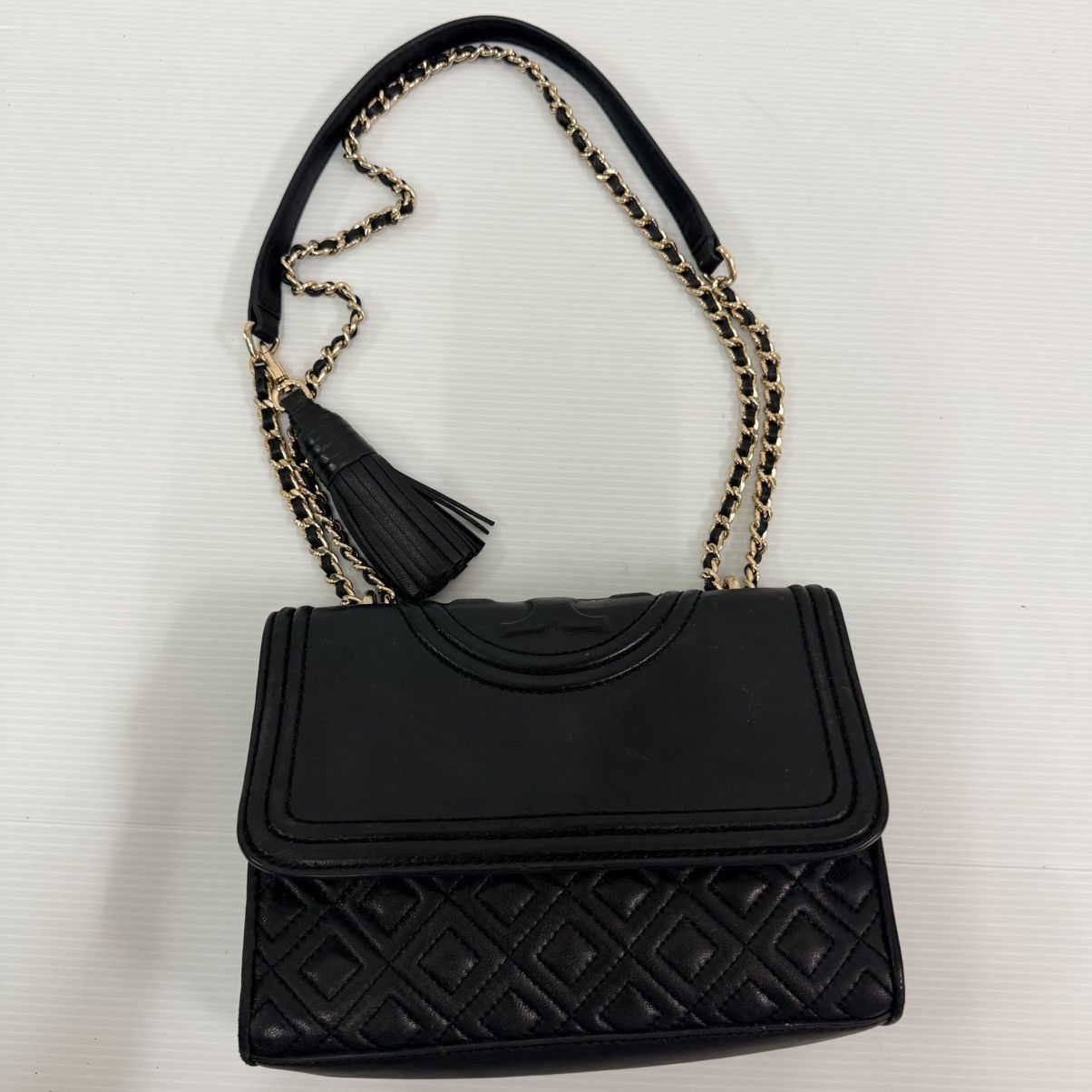 Tory Burch Tory Burch Leather Chain Shoulder Bag Size ONE SIZE - 2 Thumbnail