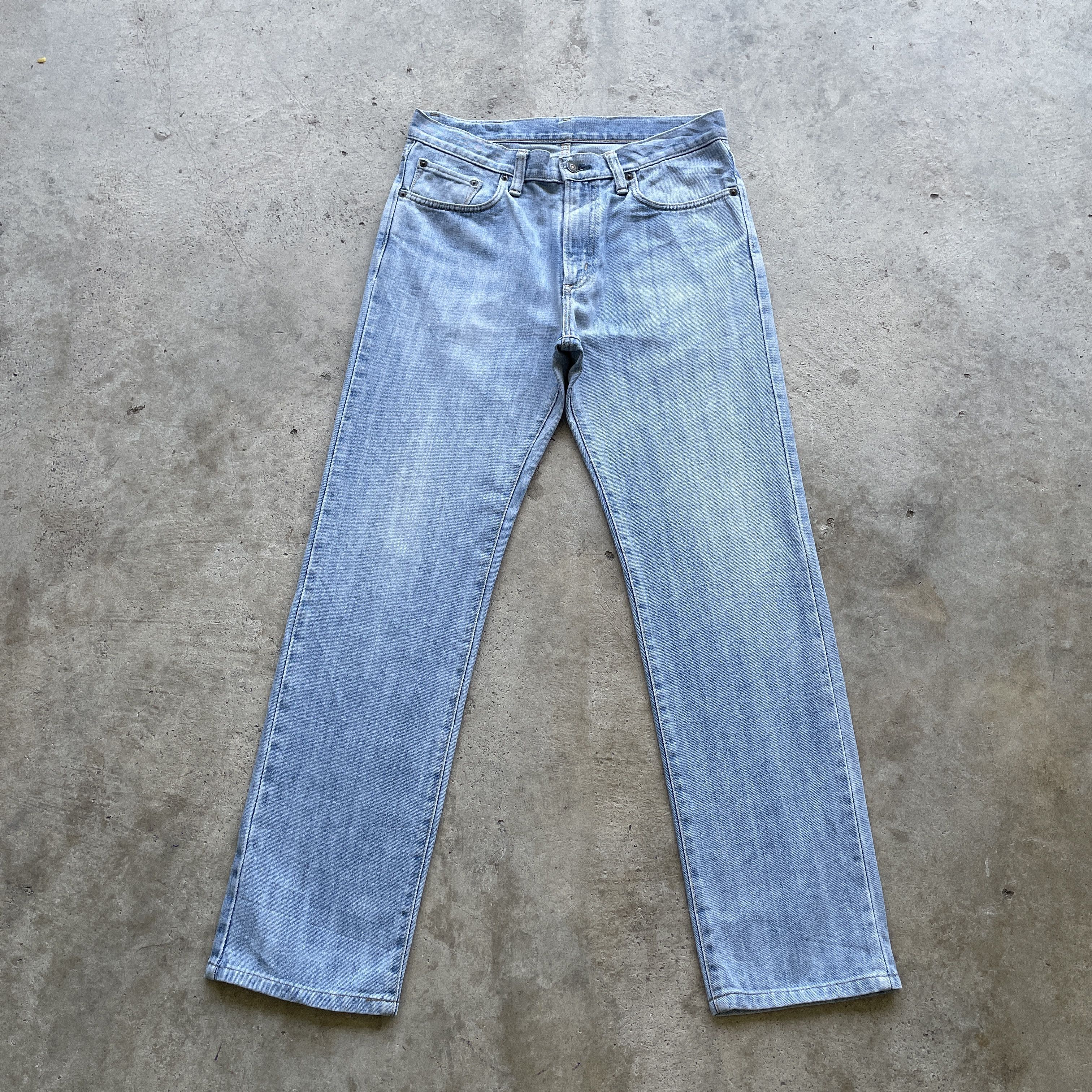 Edwin Vintage Edwin 403 Japan Denim Lightwashed Faded Jeans Pants Size US 32 / EU 48 - 2 Thumbnail