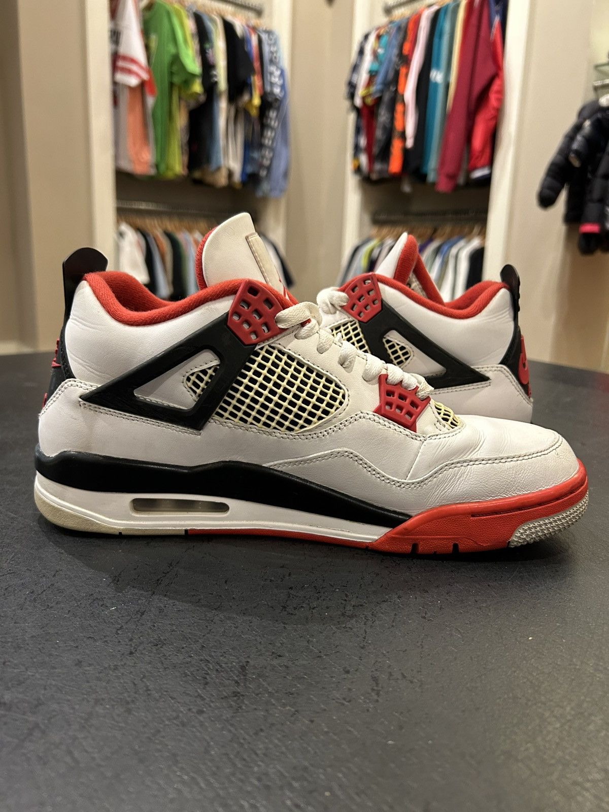 Jordan Brand Jordan 4 Retro ‘Fire Red’ 2020 Size US 10 / EU 43 - 4 Thumbnail
