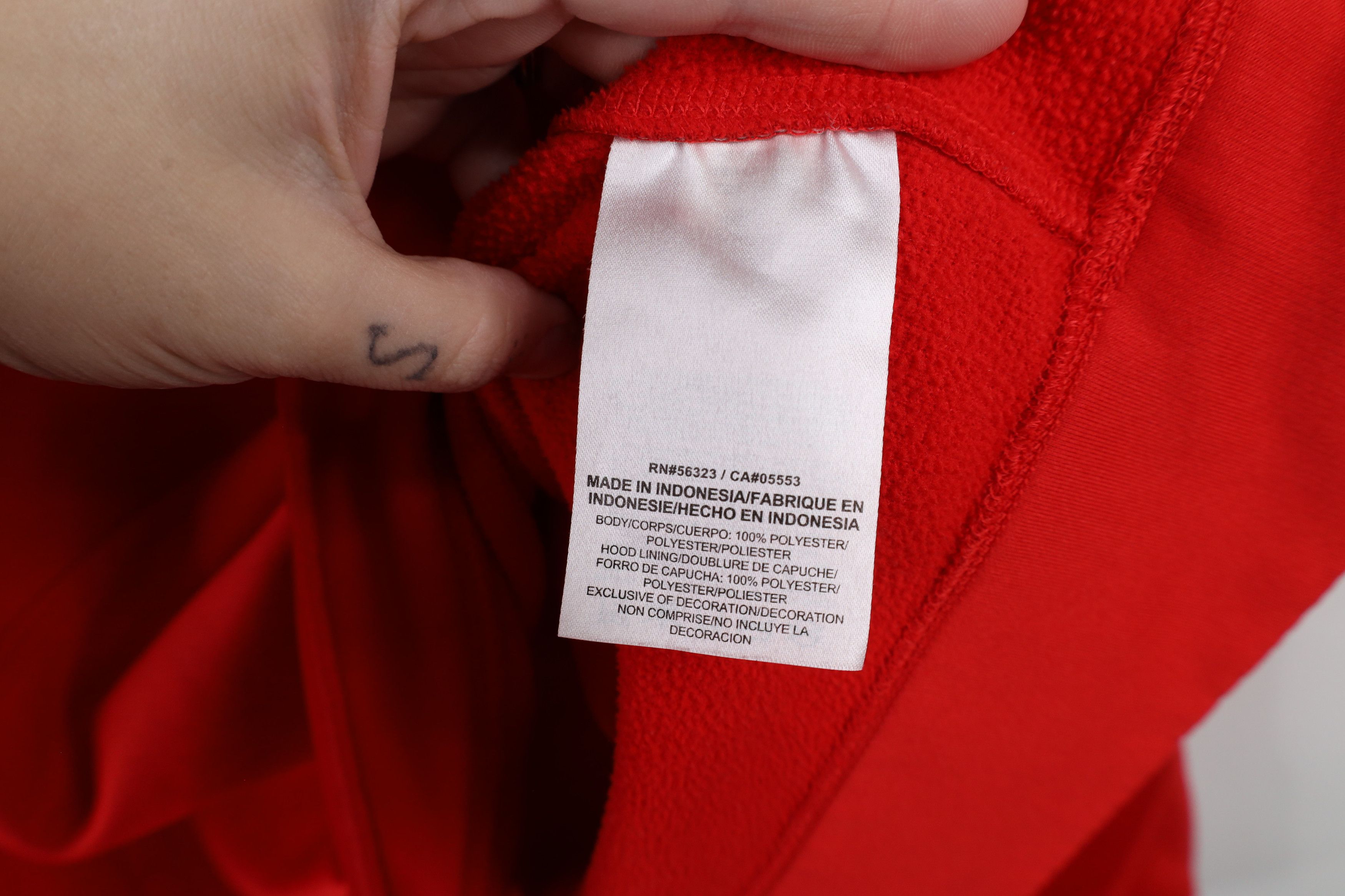 Nike × Vintage Nike Therma Fit Ohio State University Hoodie Sweatshirt Red Size US XXL / EU 58 / 5 - 10 Thumbnail