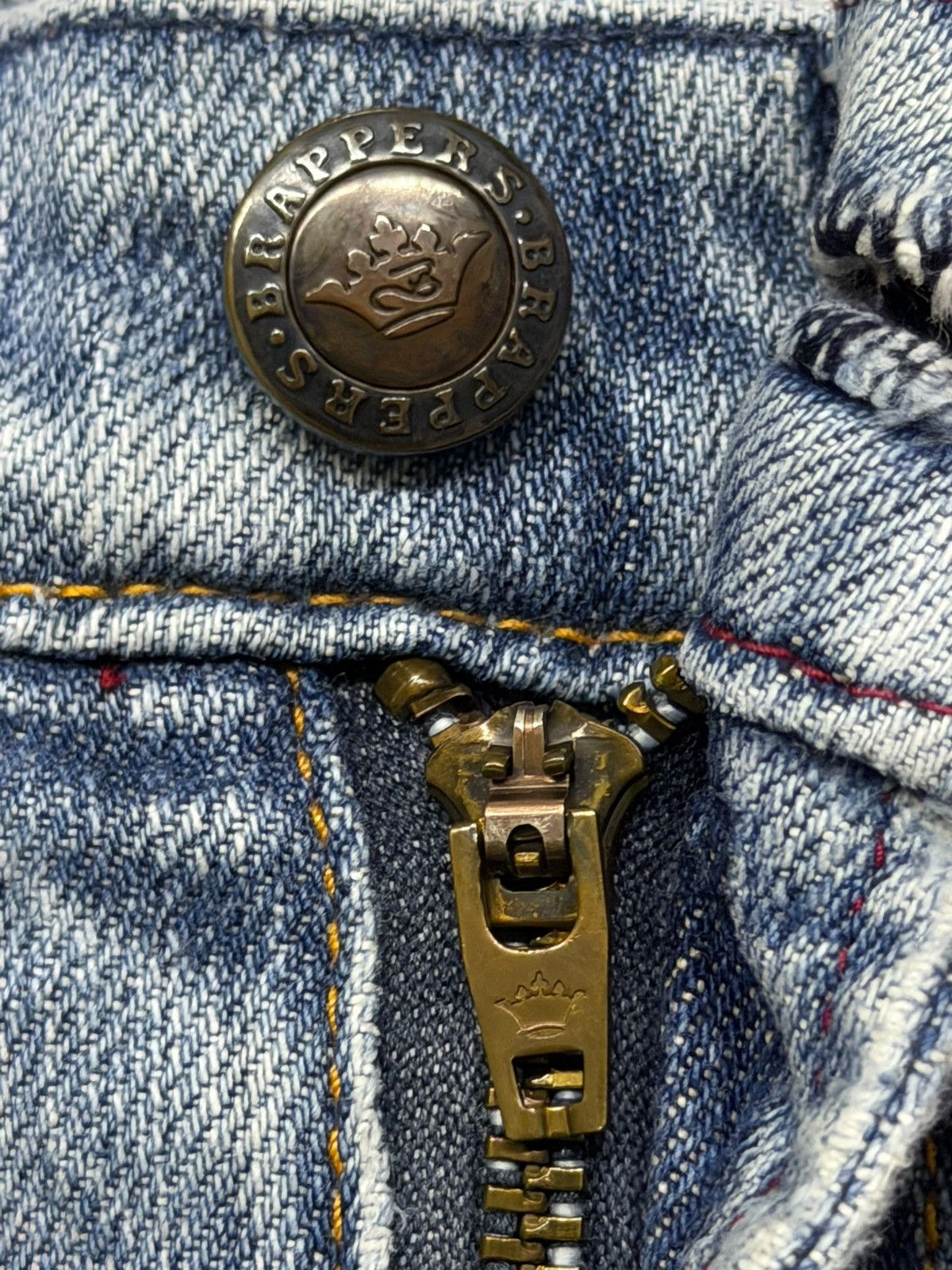 Japanese Brand Vintage Brappers Japan Denim Jeans | Y2K Bootcut Flare | W30 Size 30" / US 8 / IT 44 - 10 Thumbnail
