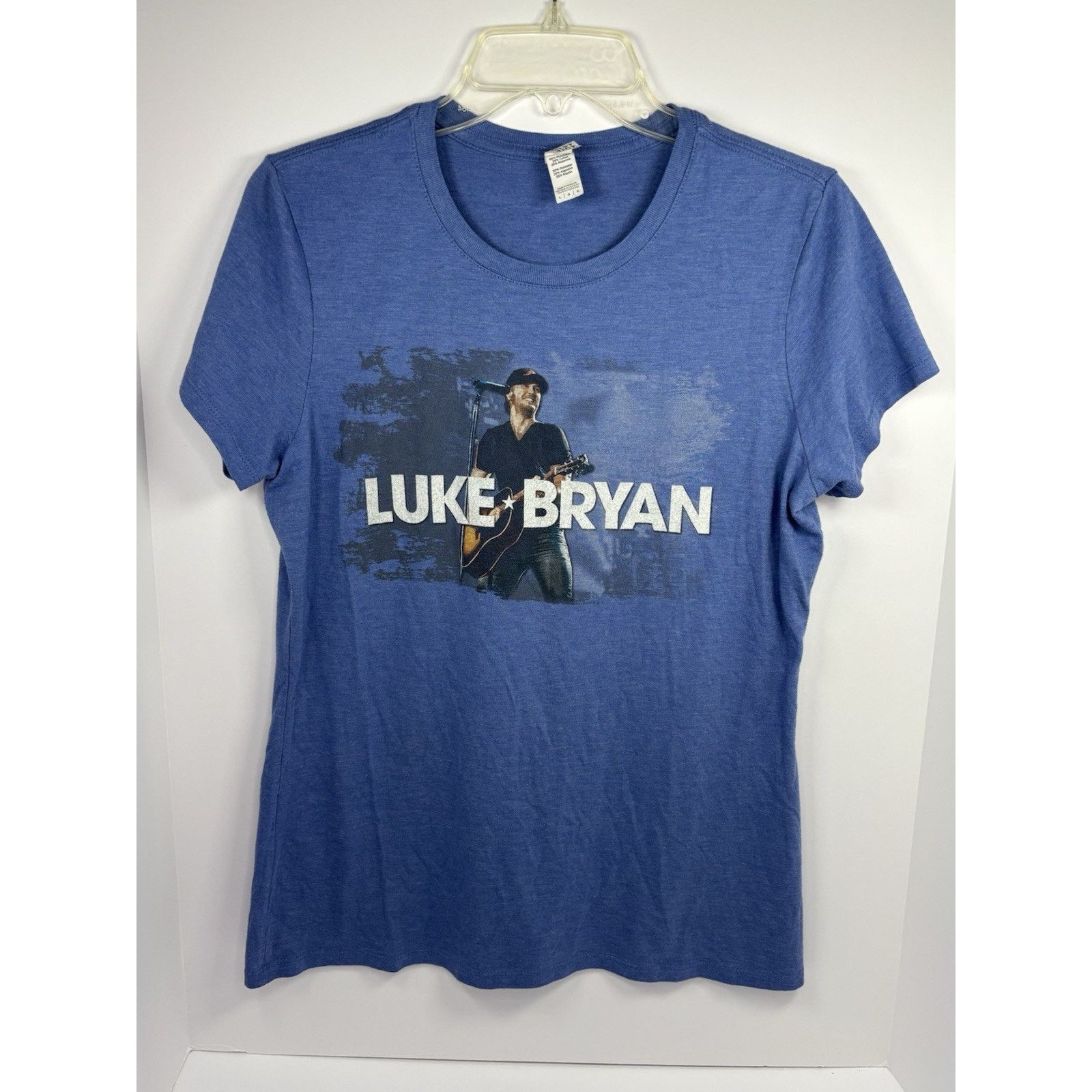 The Unbranded Brand Luke Bryan 2019 Tour Tee Women’s Large Blue Graphic Concert Size L / US 10 / IT 46 - 1 Thumbnail