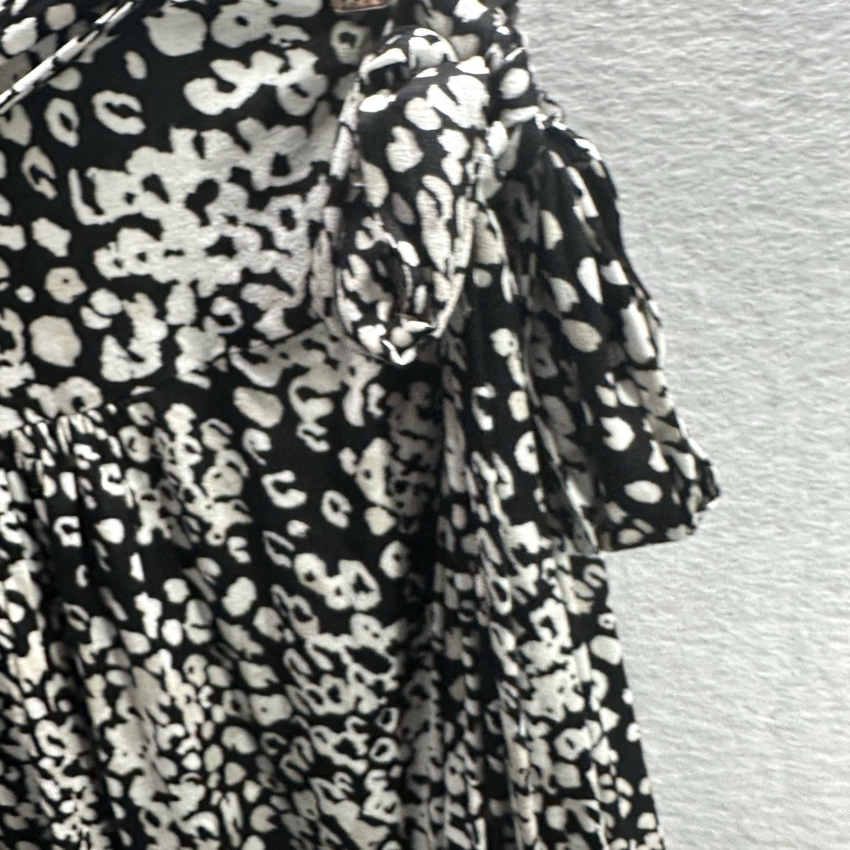 Max Mara Max Mara Floral Wrap Skirt Womens Large 46 Black Layered Asymmetric 90s City Size 36" / US 14 / IT 50 - 5 Thumbnail