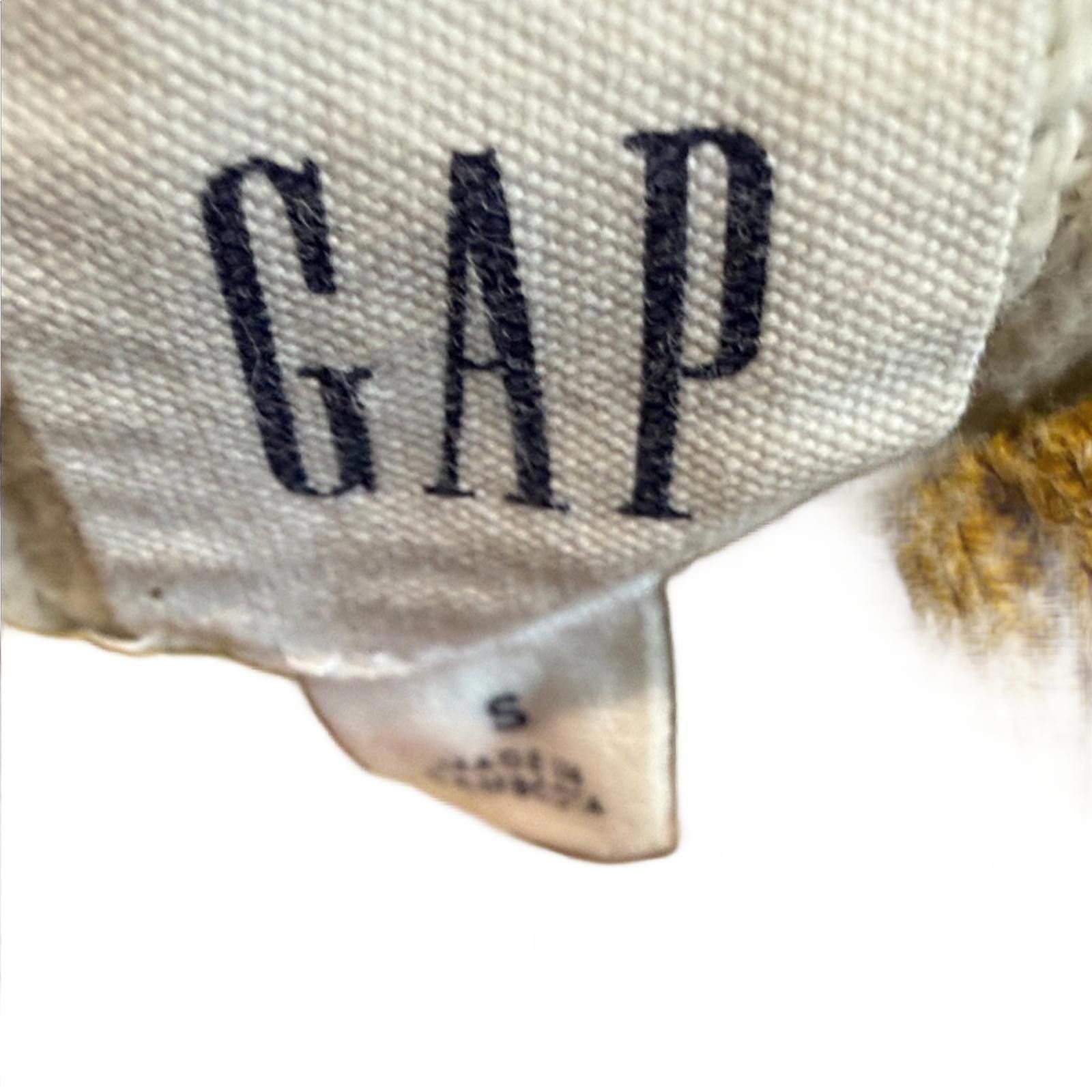 Gap GAP Mustard and Cream Women's Jersey Top Size S / US 4 / IT 40 - 2 Thumbnail