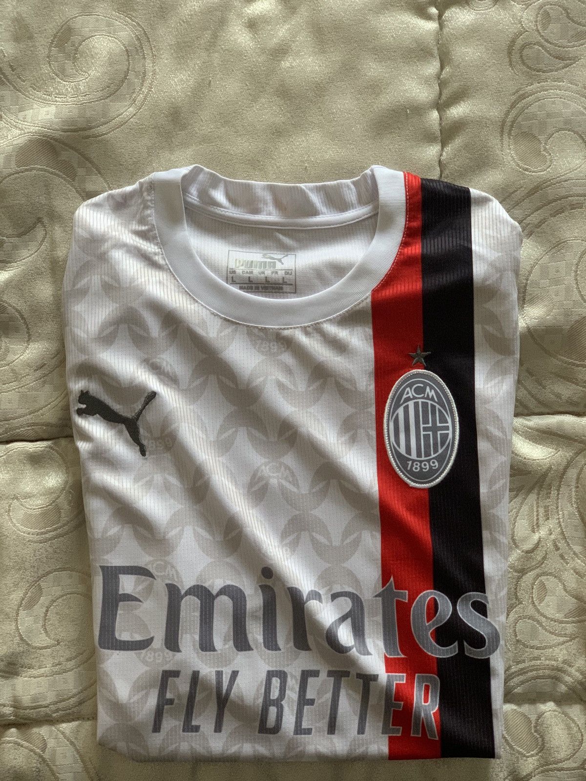 Puma MAGLIA MILAN GARA AWAY 2023/24 Size US L / EU 52-54 / 3 - 9 Thumbnail