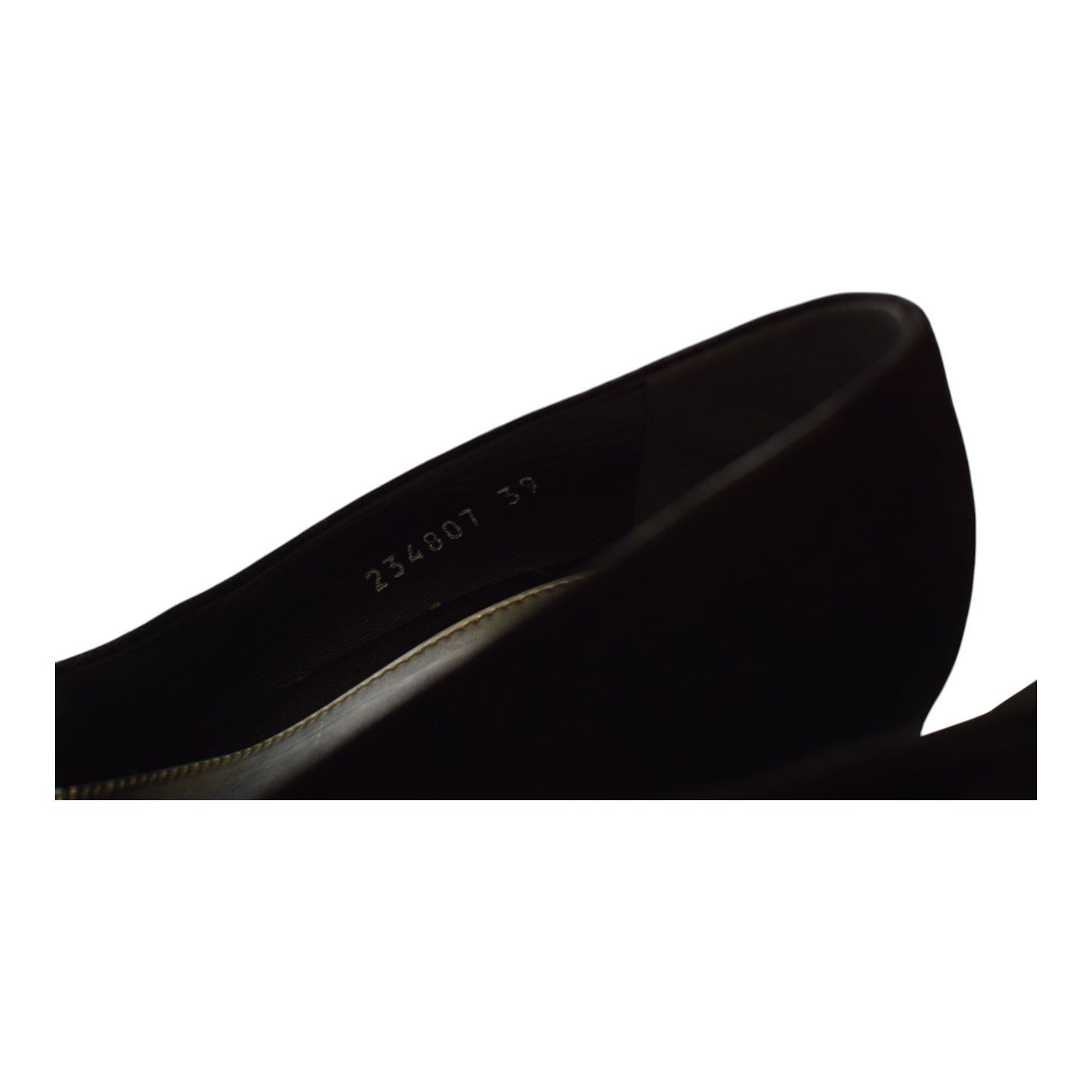 Gucci Gucci Black Suede Leather Almond Toe Classic Heel Platform Size US 9 / IT 39 - 13 Thumbnail