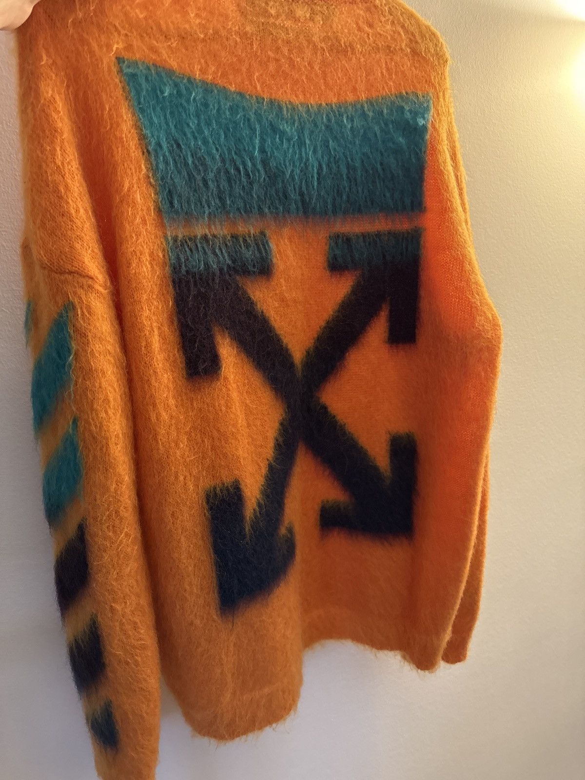 Off-White Off-White LogoJacquard Mohair-Blend Sweater Size US M / EU 48-50 / 2 - 4 Thumbnail