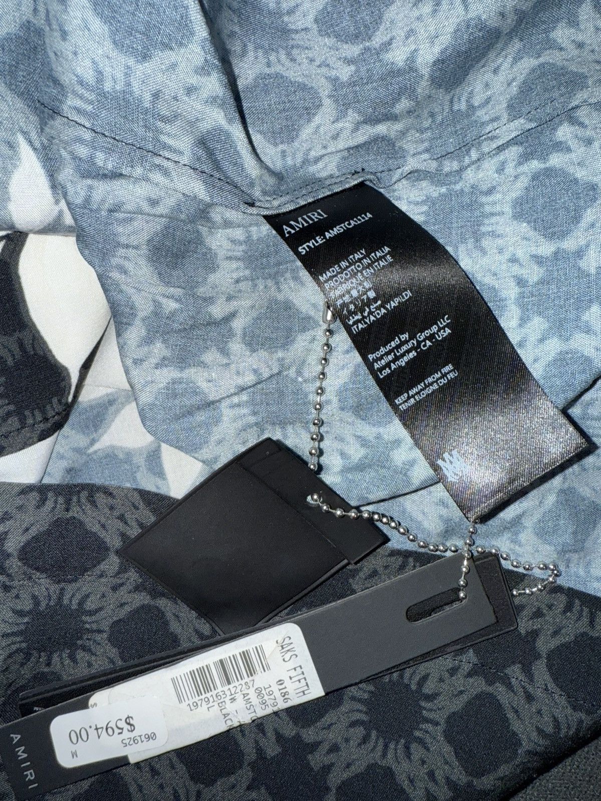 Amiri Amiri Garden Camp Shirt Size US XXL / EU 58 / 5 - 11 Thumbnail