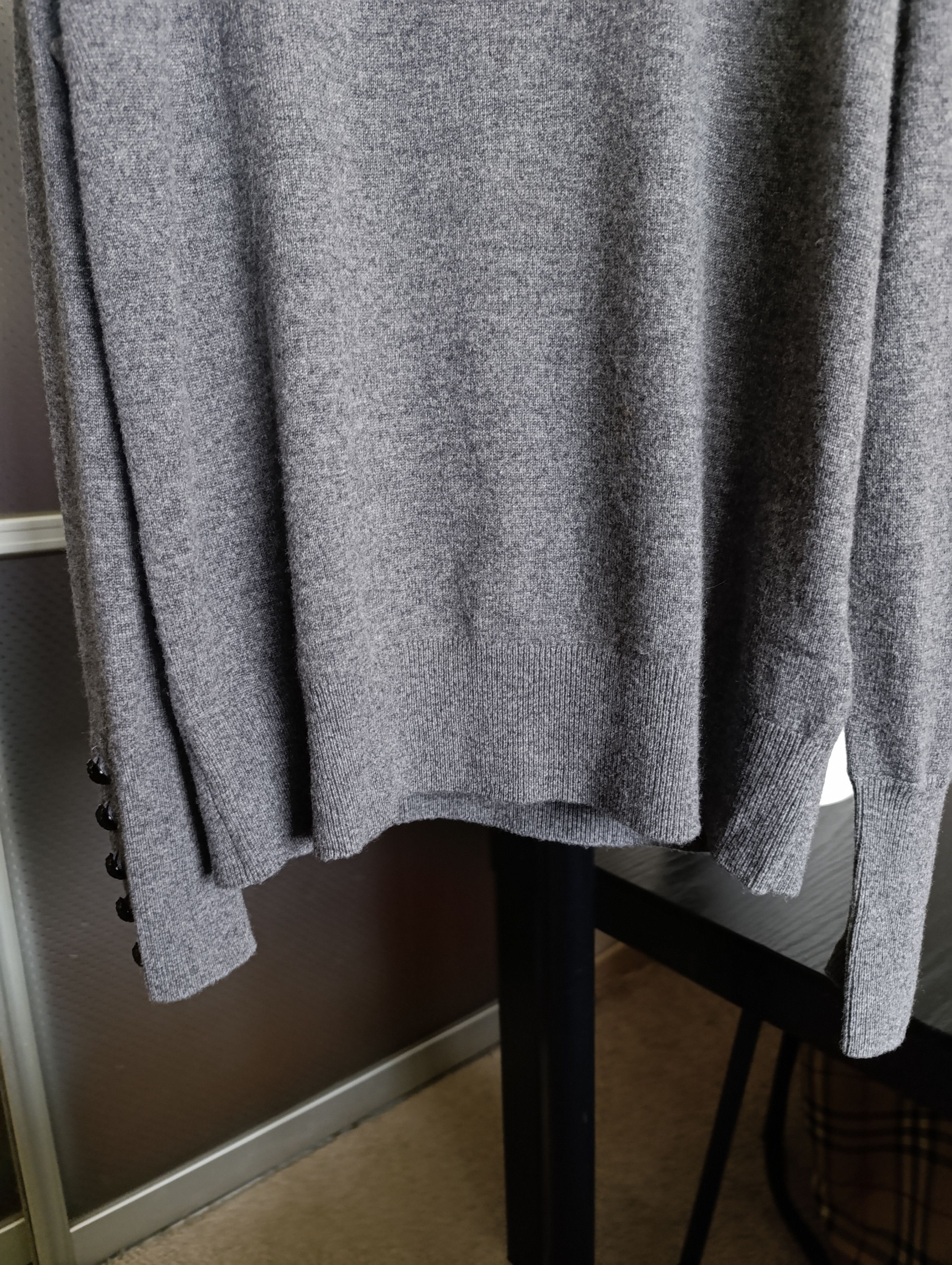 Burberry BURBERRY WOMENS CABLE KNIT YORK CASHMERE SWEATER Size L / US 10 / IT 46 - 6 Thumbnail