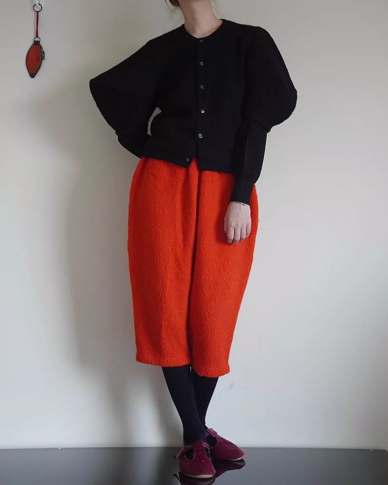 Other Comme des Garcons size S Red shrink pants Size 26" / US 2 / IT 38 - 4 Thumbnail