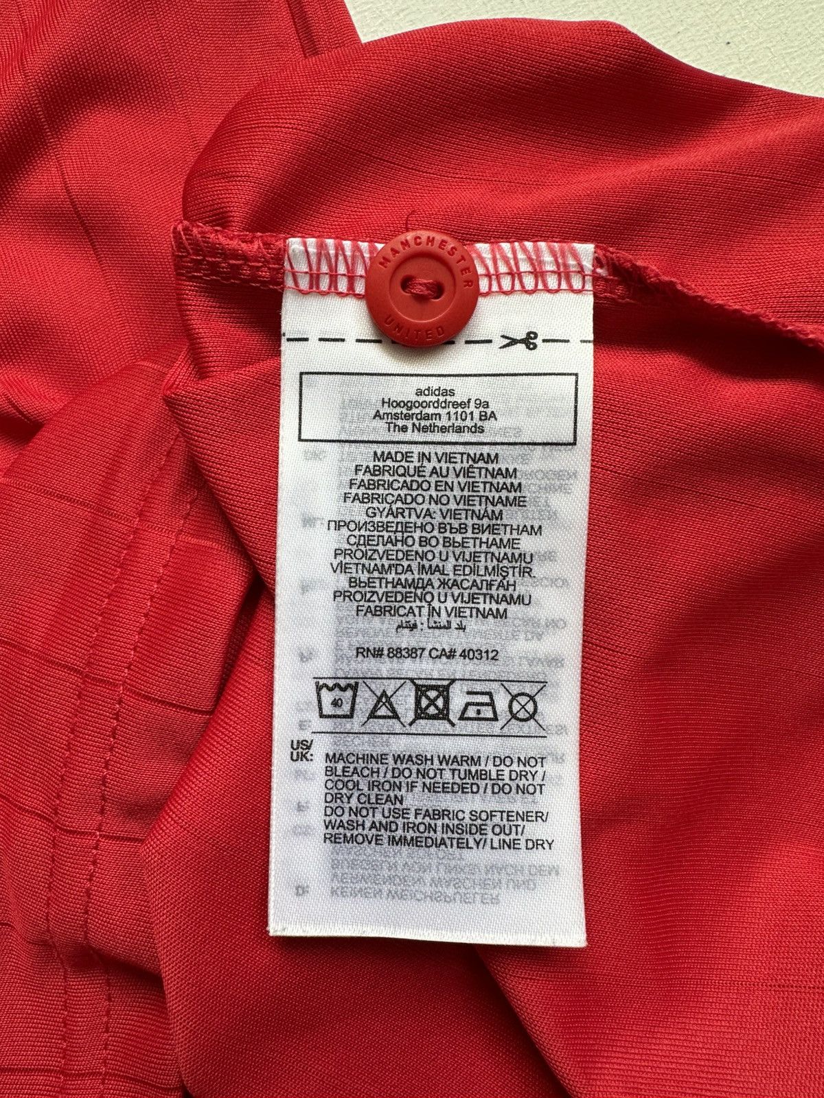 Adidas Manchester United Vintage Y2k Soccer Jersey Size US L / EU 52-54 / 3 - 7 Thumbnail