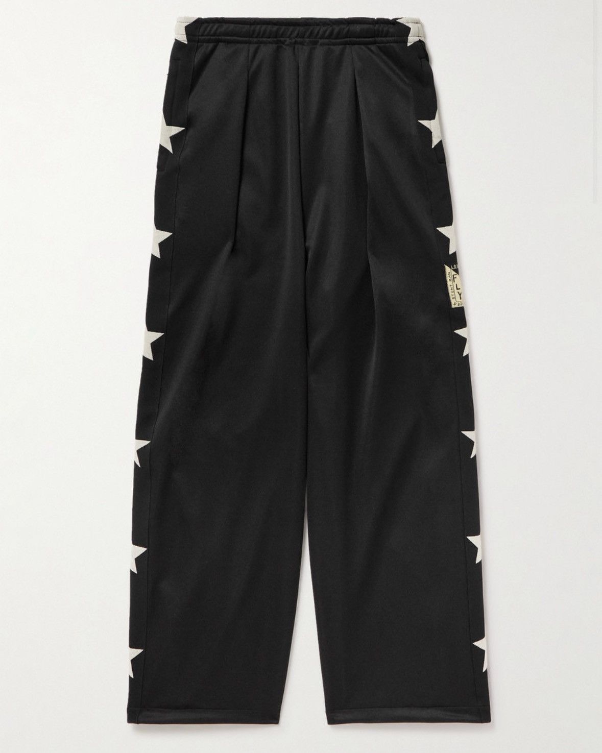 Kapital KAPITAL Straight-Leg Pleated Appliquéd Striped Track Pants Size US 32 / EU 48 - 2 Thumbnail